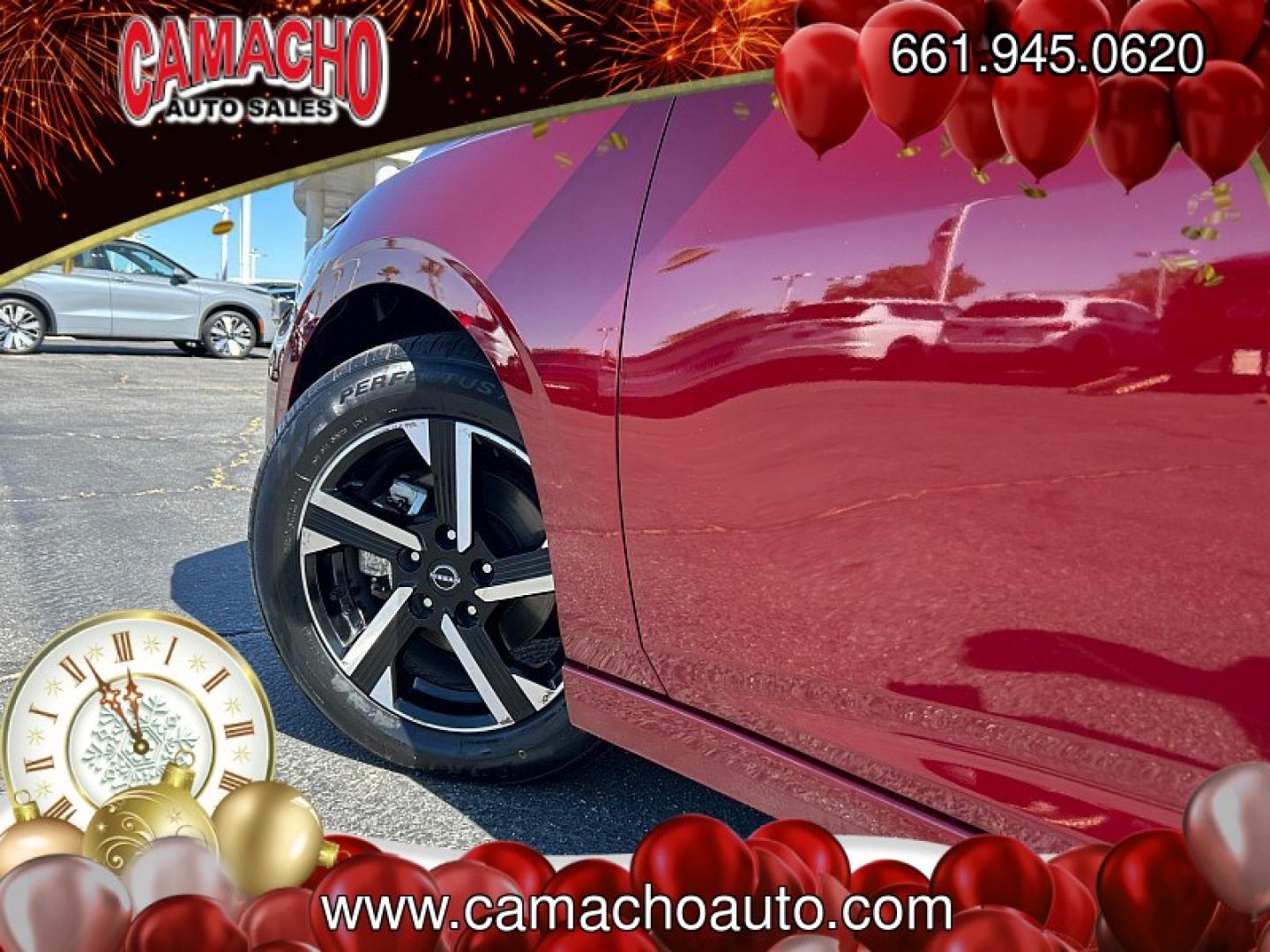2024 RED Nissan Sentra (3N1AB8CV5RY) with an 4-Cyl 2.0 Liter engine, Automatic CVT w/Xtronic transmission, located at 412 Auto Vista Drive, Palmdale, CA, 93551, (661) 945-0620, 34.592636, -118.136681- Photo#10
