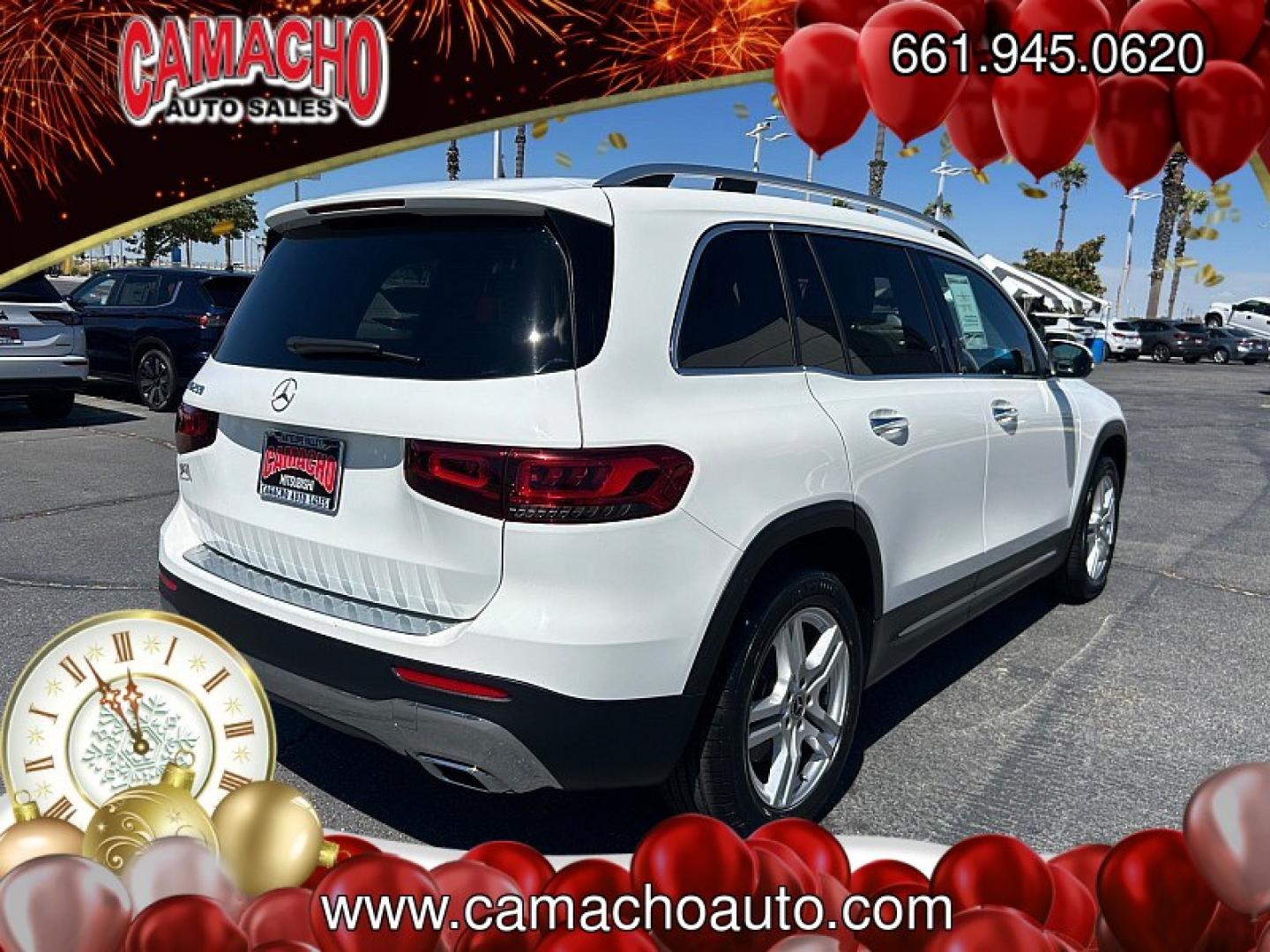 2023 White Mercedes-Benz GLB (W1N4M4GBXPW) with an 4-Cyl Turbo 2.0 Liter engine, Automatic transmission, located at 412 Auto Vista Drive, Palmdale, CA, 93551, (661) 945-0620, 34.592636, -118.136681 - Photo#2