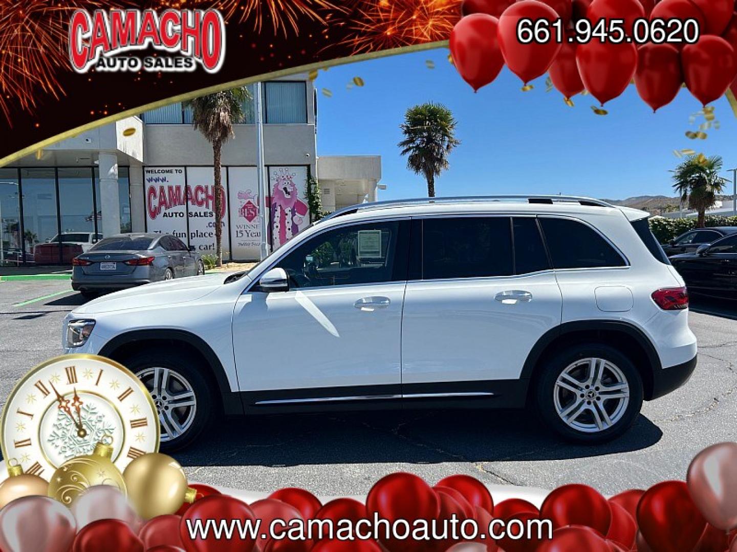 2023 White Mercedes-Benz GLB (W1N4M4GBXPW) with an 4-Cyl Turbo 2.0 Liter engine, Automatic transmission, located at 412 Auto Vista Drive, Palmdale, CA, 93551, (661) 945-0620, 34.592636, -118.136681 - Photo#5