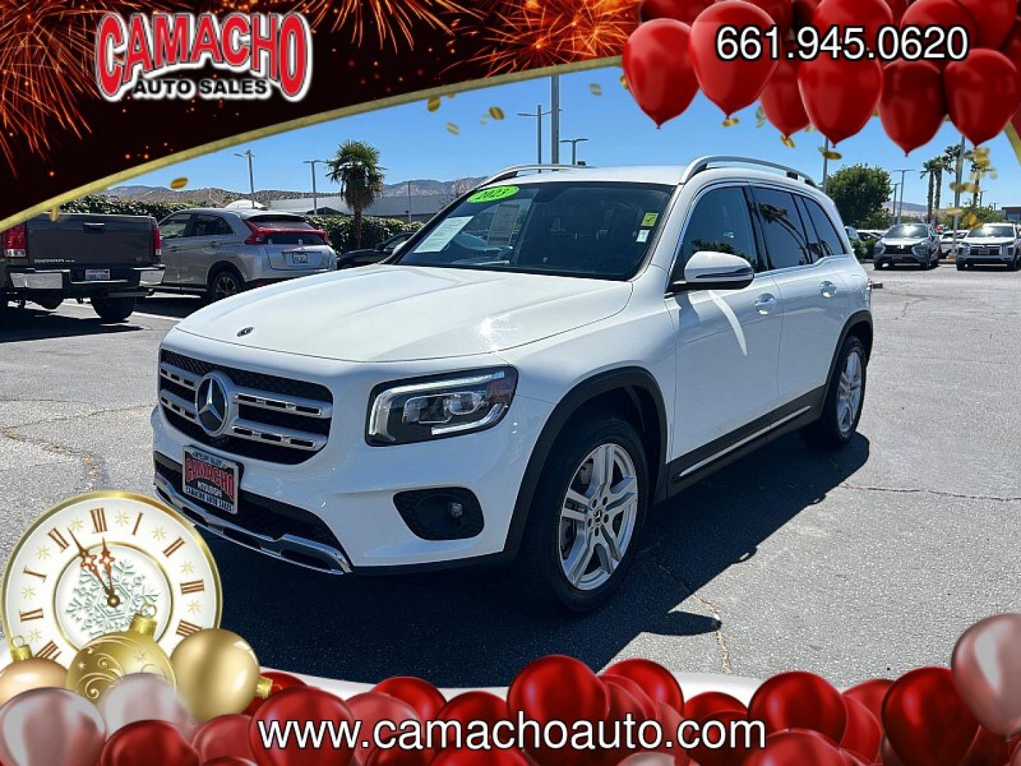 2023 White Mercedes-Benz GLB (W1N4M4GBXPW) with an 4-Cyl Turbo 2.0 Liter engine, Automatic transmission, located at 412 Auto Vista Drive, Palmdale, CA, 93551, (661) 945-0620, 34.592636, -118.136681 - Photo#6