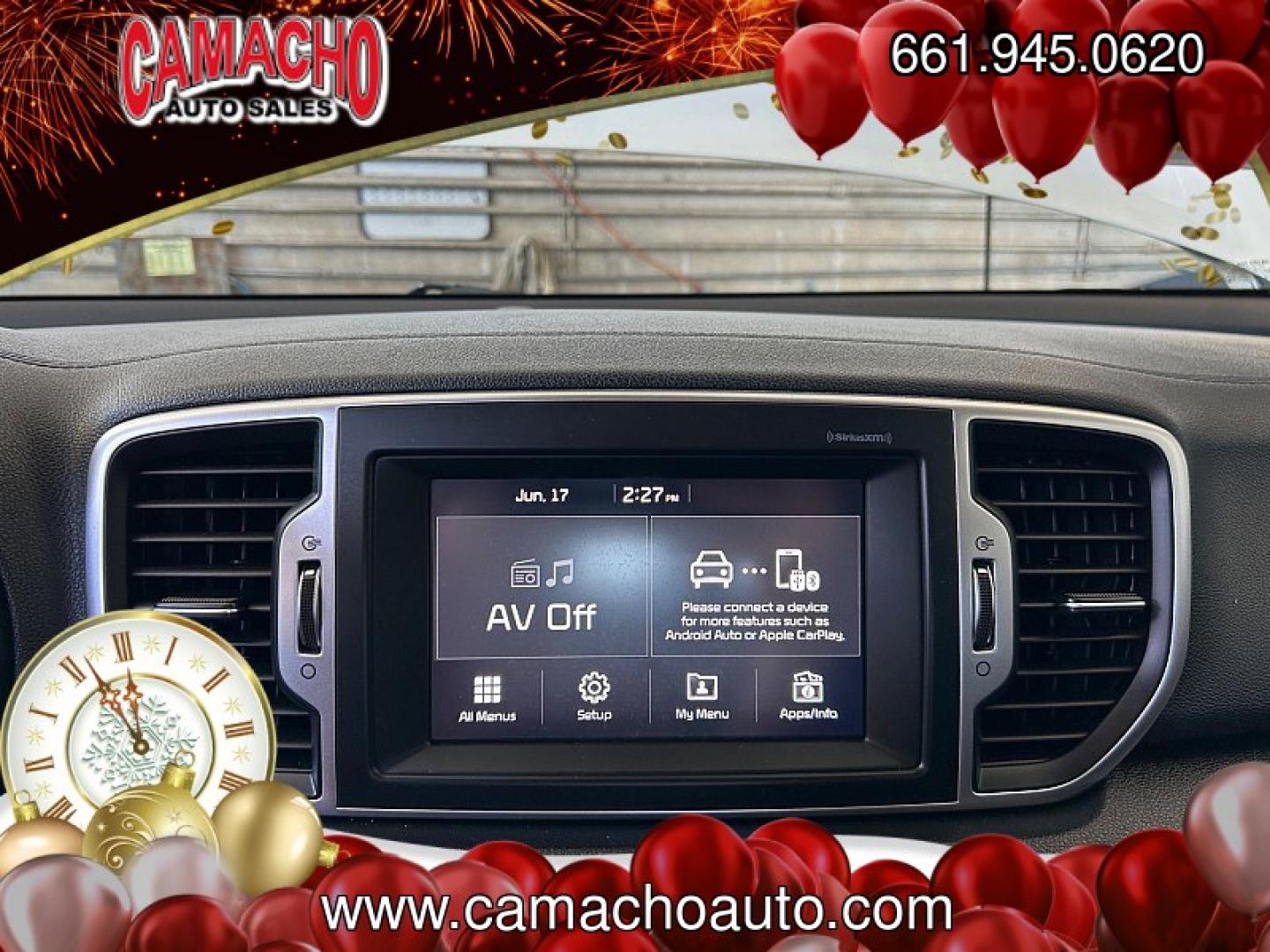 2018 White Kia Sportage (KNDPMCAC9J7) with an 4-Cyl GDI 2.4 Liter engine, Automatic 6-Spd w/Overdrive and Sportmatic transmission, located at 412 Auto Vista Drive, Palmdale, CA, 93551, (661) 945-0620, 34.592636, -118.136681- Photo#21