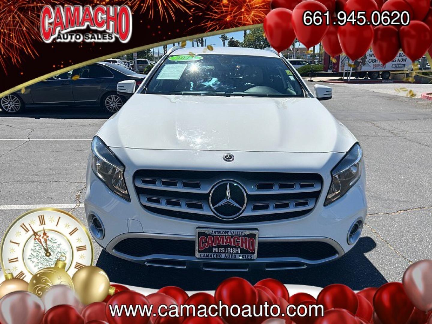 2019 White Mercedes-Benz GLA-Class (WDCTG4EB9KU) with an 4-Cyl Turbo 2.0 Liter engine, Automatic 7-Spd w/7G-DCT transmission, located at 412 Auto Vista Drive, Palmdale, CA, 93551, (661) 945-0620, 34.592636, -118.136681- Photo#1