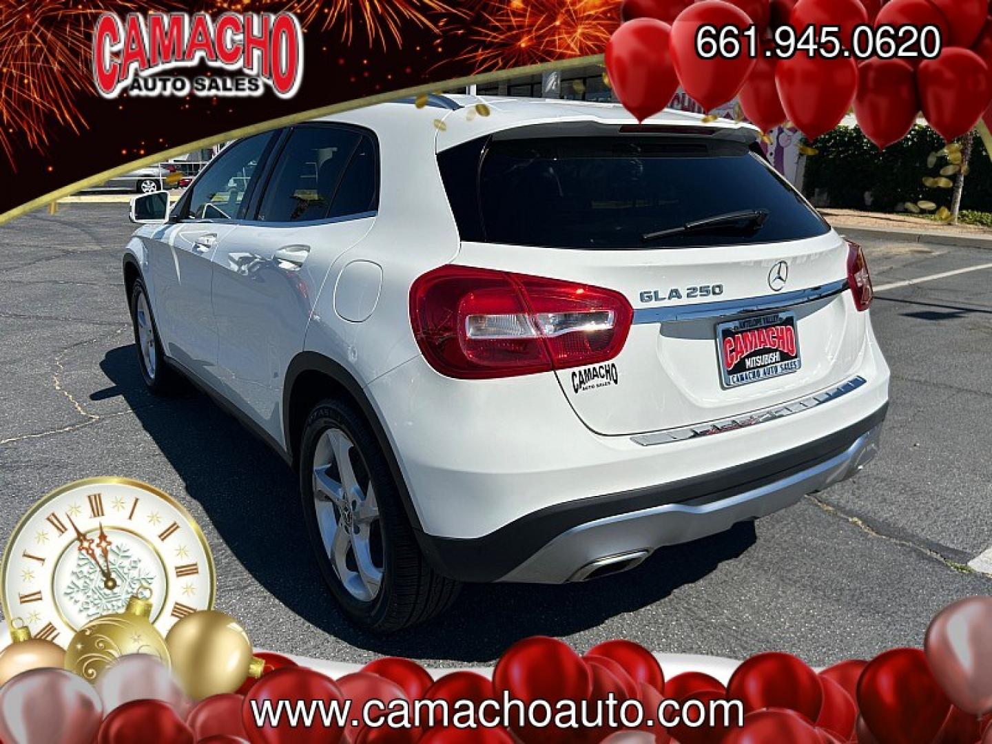 2019 White Mercedes-Benz GLA-Class (WDCTG4EB9KU) with an 4-Cyl Turbo 2.0 Liter engine, Automatic 7-Spd w/7G-DCT transmission, located at 412 Auto Vista Drive, Palmdale, CA, 93551, (661) 945-0620, 34.592636, -118.136681- Photo#2