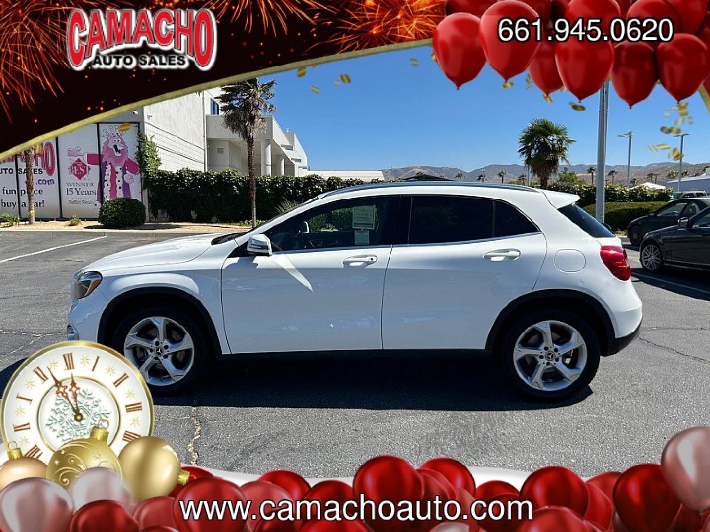 2019 White Mercedes-Benz GLA-Class (WDCTG4EB9KU) with an 4-Cyl Turbo 2.0 Liter engine, Automatic 7-Spd w/7G-DCT transmission, located at 412 Auto Vista Drive, Palmdale, CA, 93551, (661) 945-0620, 34.592636, -118.136681- Photo#3