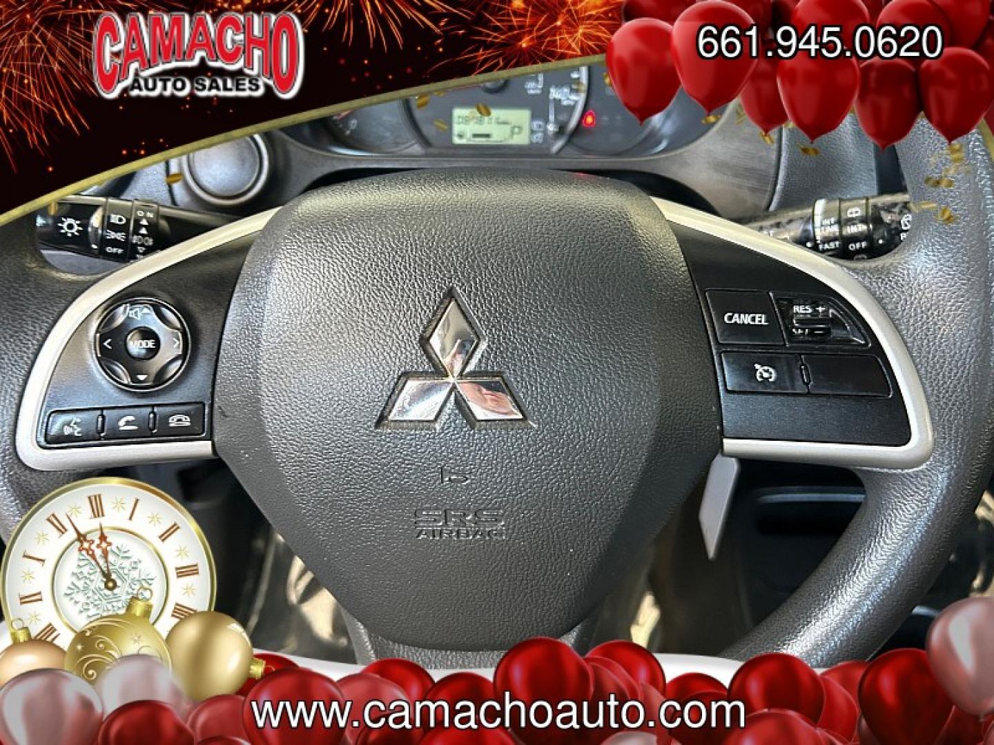 2022 Black Mitsubishi Mirage (ML32AUHJ8NH) with an 3-Cyl 1.2 Liter engine, Automatic CVT transmission, located at 412 Auto Vista Drive, Palmdale, CA, 93551, (661) 945-0620, 34.592636, -118.136681- Photo#13