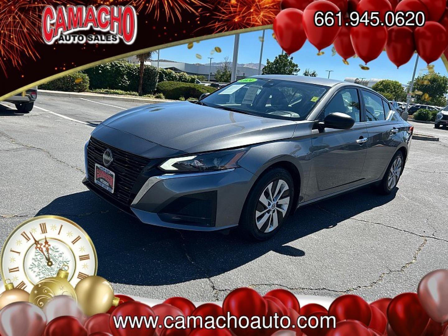 2024 Gray Nissan Altima (1N4BL4BV1RN) with an 4-Cyl 2.5 Liter engine, Automatic Xtronic CVT transmission, located at 412 Auto Vista Drive, Palmdale, CA, 93551, (661) 945-0620, 34.592636, -118.136681- Photo#2