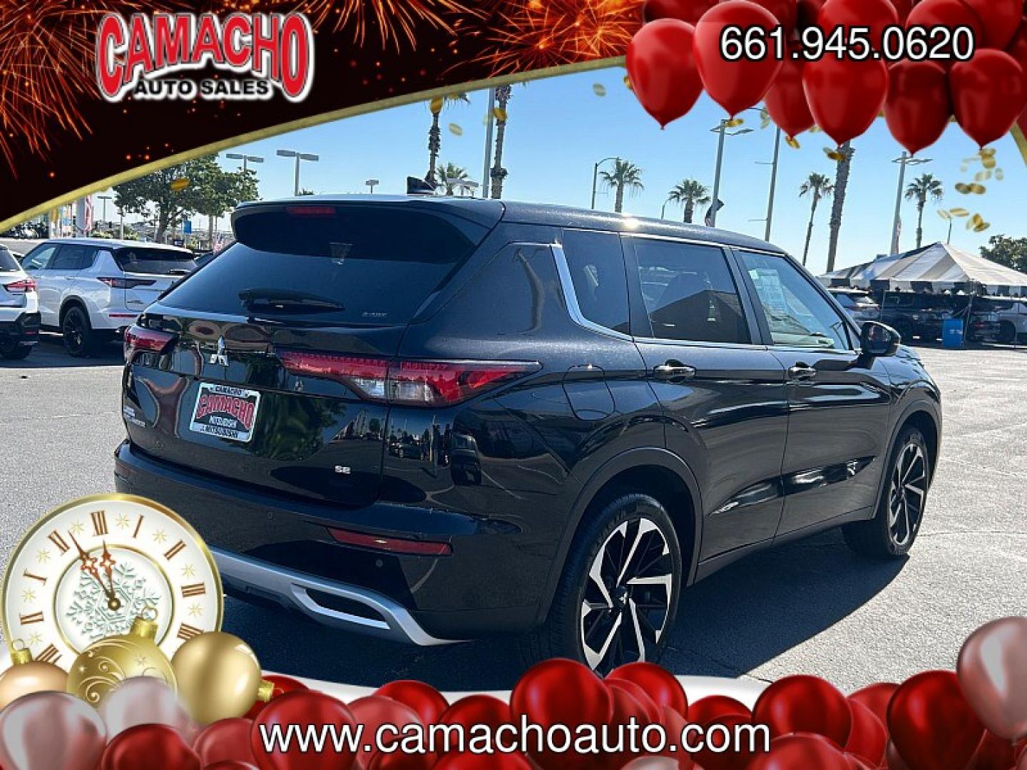 2024 Black Mitsubishi Outlander (JA4J4VA80RZ) with an 4-Cyl 2.5 Liter engine, Automatic CVT transmission, located at 412 Auto Vista Drive, Palmdale, CA, 93551, (661) 945-0620, 34.592636, -118.136681- Photo#2