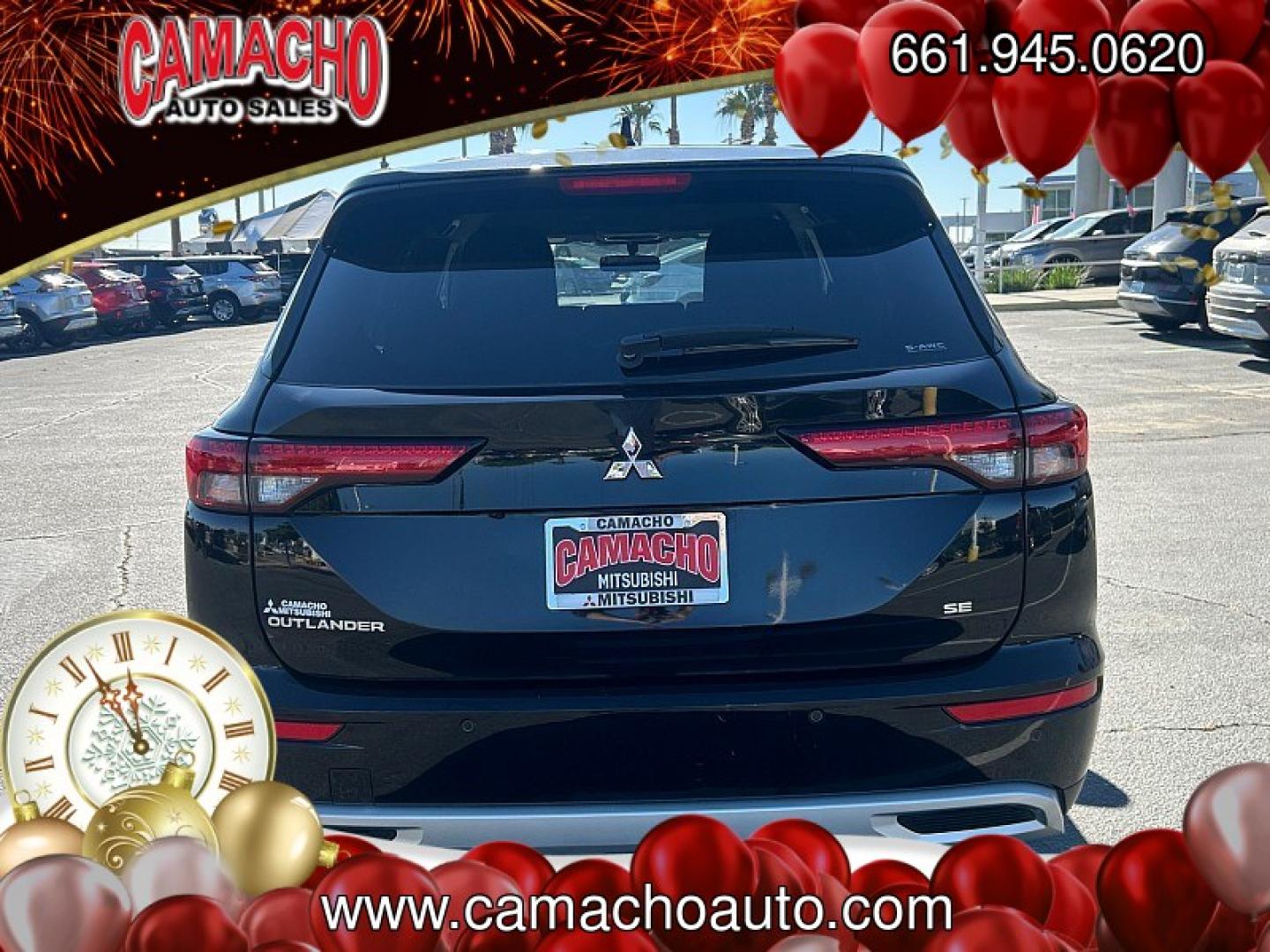 2024 Black Mitsubishi Outlander (JA4J4VA80RZ) with an 4-Cyl 2.5 Liter engine, Automatic CVT transmission, located at 412 Auto Vista Drive, Palmdale, CA, 93551, (661) 945-0620, 34.592636, -118.136681- Photo#3