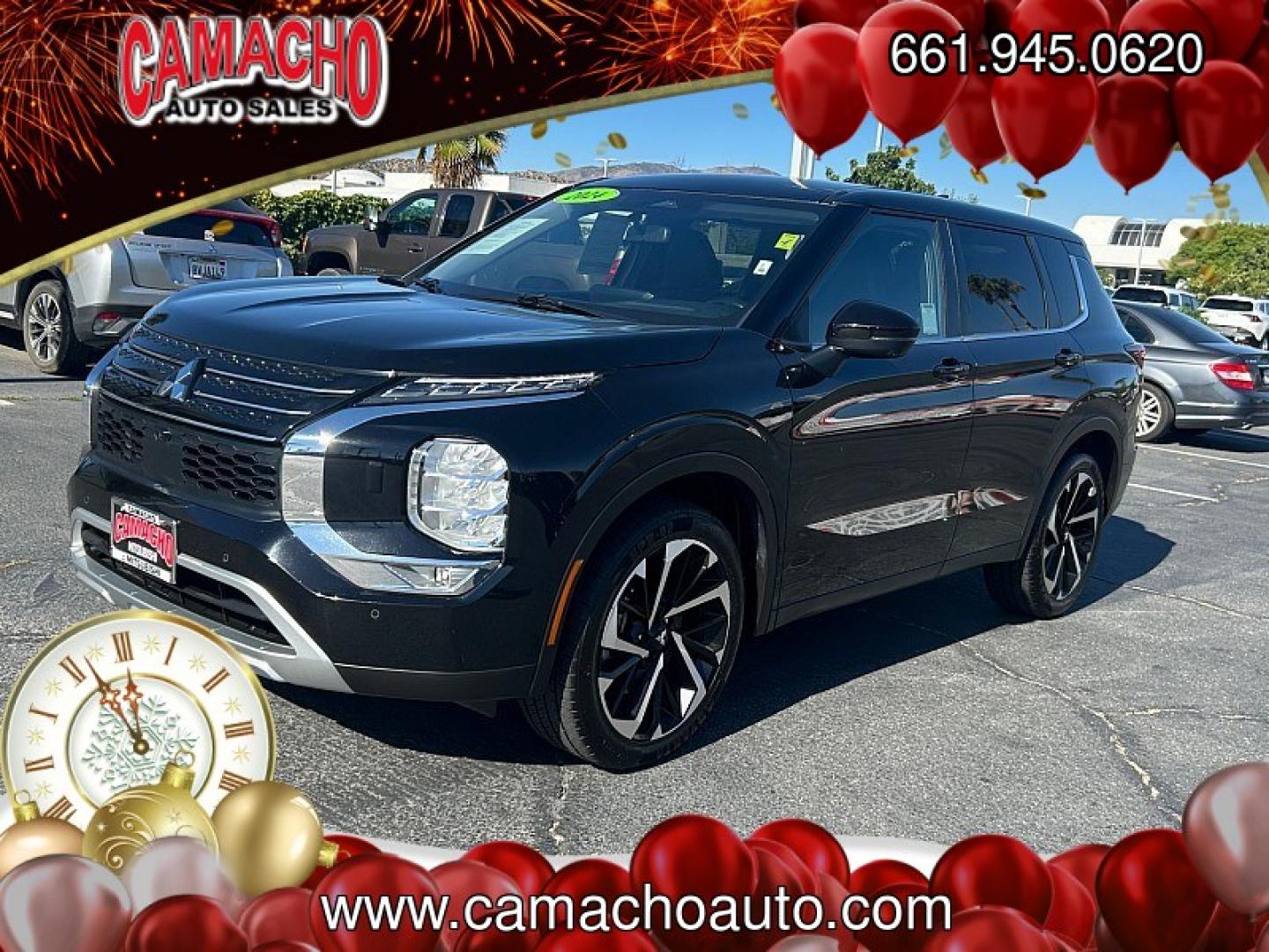2024 Black Mitsubishi Outlander (JA4J4VA80RZ) with an 4-Cyl 2.5 Liter engine, Automatic CVT transmission, located at 412 Auto Vista Drive, Palmdale, CA, 93551, (661) 945-0620, 34.592636, -118.136681- Photo#6