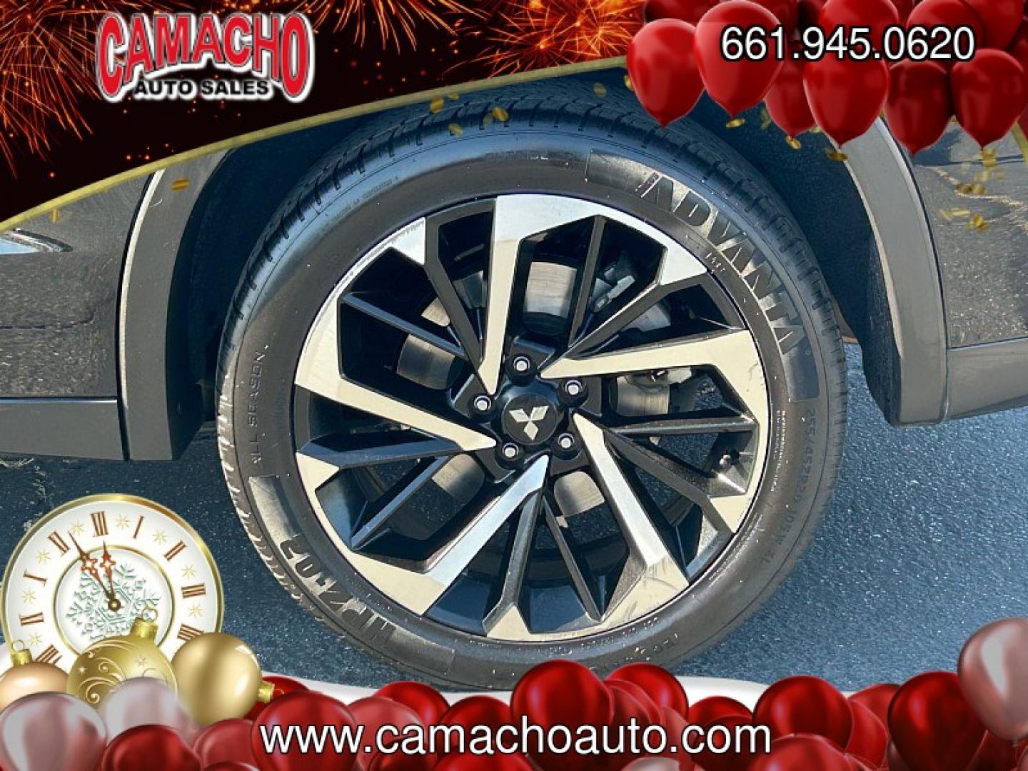 2024 Black Mitsubishi Outlander (JA4J4VA80RZ) with an 4-Cyl 2.5 Liter engine, Automatic CVT transmission, located at 412 Auto Vista Drive, Palmdale, CA, 93551, (661) 945-0620, 34.592636, -118.136681- Photo#13