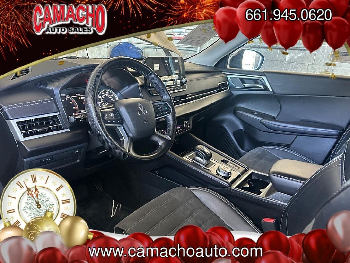 2024 Black Mitsubishi Outlander (JA4J4VA80RZ) with an 4-Cyl 2.5 Liter engine, Automatic CVT transmission, located at 412 Auto Vista Drive, Palmdale, CA, 93551, (661) 945-0620, 34.592636, -118.136681- Photo#17