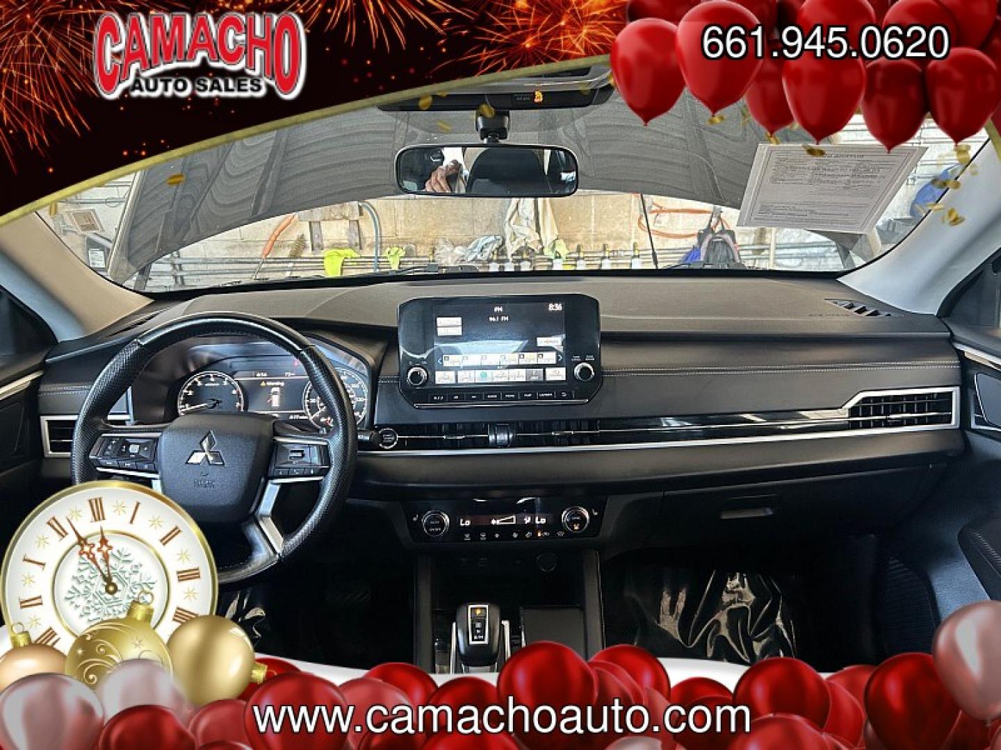 2024 Black Mitsubishi Outlander (JA4J4VA80RZ) with an 4-Cyl 2.5 Liter engine, Automatic CVT transmission, located at 412 Auto Vista Drive, Palmdale, CA, 93551, (661) 945-0620, 34.592636, -118.136681- Photo#18