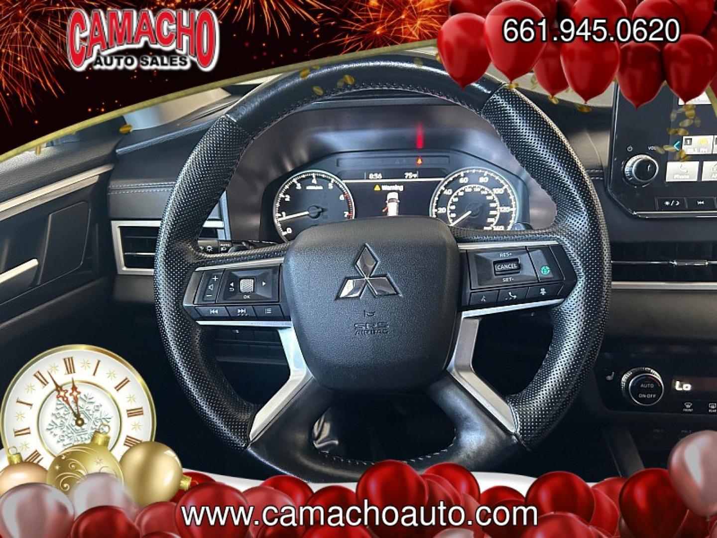 2024 Black Mitsubishi Outlander (JA4J4VA80RZ) with an 4-Cyl 2.5 Liter engine, Automatic CVT transmission, located at 412 Auto Vista Drive, Palmdale, CA, 93551, (661) 945-0620, 34.592636, -118.136681- Photo#19