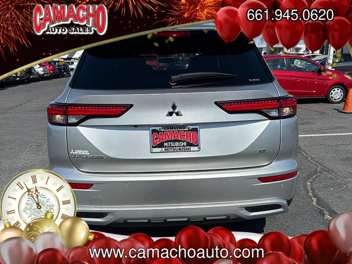 2024 Silver Mitsubishi Outlander (JA4J4VA84RZ) with an 4-Cyl 2.5 Liter engine, Automatic CVT transmission, located at 412 Auto Vista Drive, Palmdale, CA, 93551, (661) 945-0620, 34.592636, -118.136681- Photo#1