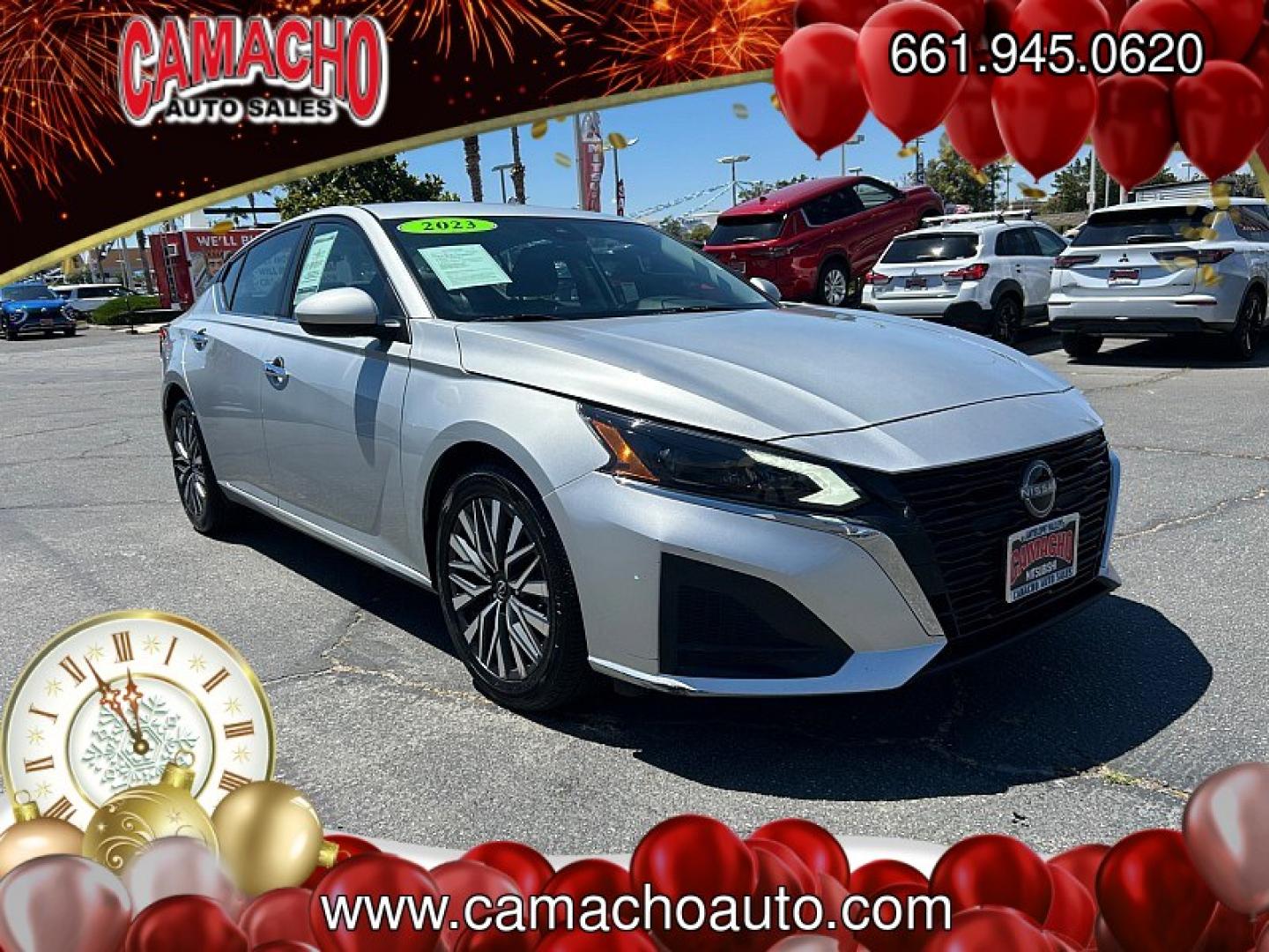 2023 Silver Nissan Altima (1N4BL4DV5PN) with an 4-Cyl 2.5 Liter engine, Automatic Xtronic CVT transmission, located at 412 Auto Vista Drive, Palmdale, CA, 93551, (661) 945-0620, 34.592636, -118.136681- Photo#0