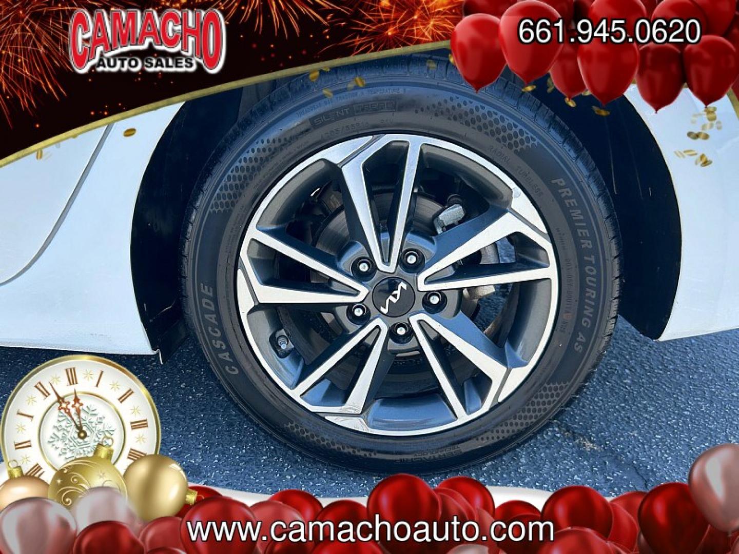 2023 White Kia Forte (3KPF24AD2PE) with an 4-Cyl 2.0 Liter engine, Automatic IVT transmission, located at 412 Auto Vista Drive, Palmdale, CA, 93551, (661) 945-0620, 34.592636, -118.136681- Photo#9