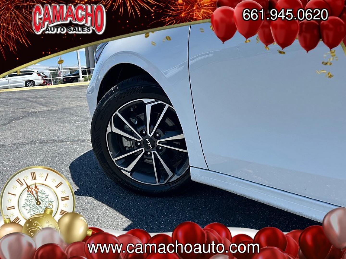 2023 White Kia Forte (3KPF24AD2PE) with an 4-Cyl 2.0 Liter engine, Automatic IVT transmission, located at 412 Auto Vista Drive, Palmdale, CA, 93551, (661) 945-0620, 34.592636, -118.136681- Photo#12