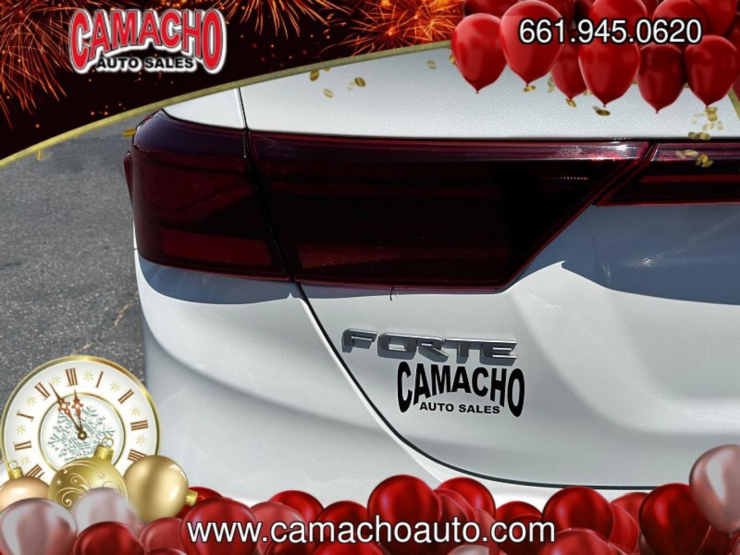 2023 White Kia Forte (3KPF24AD2PE) with an 4-Cyl 2.0 Liter engine, Automatic IVT transmission, located at 412 Auto Vista Drive, Palmdale, CA, 93551, (661) 945-0620, 34.592636, -118.136681- Photo#15