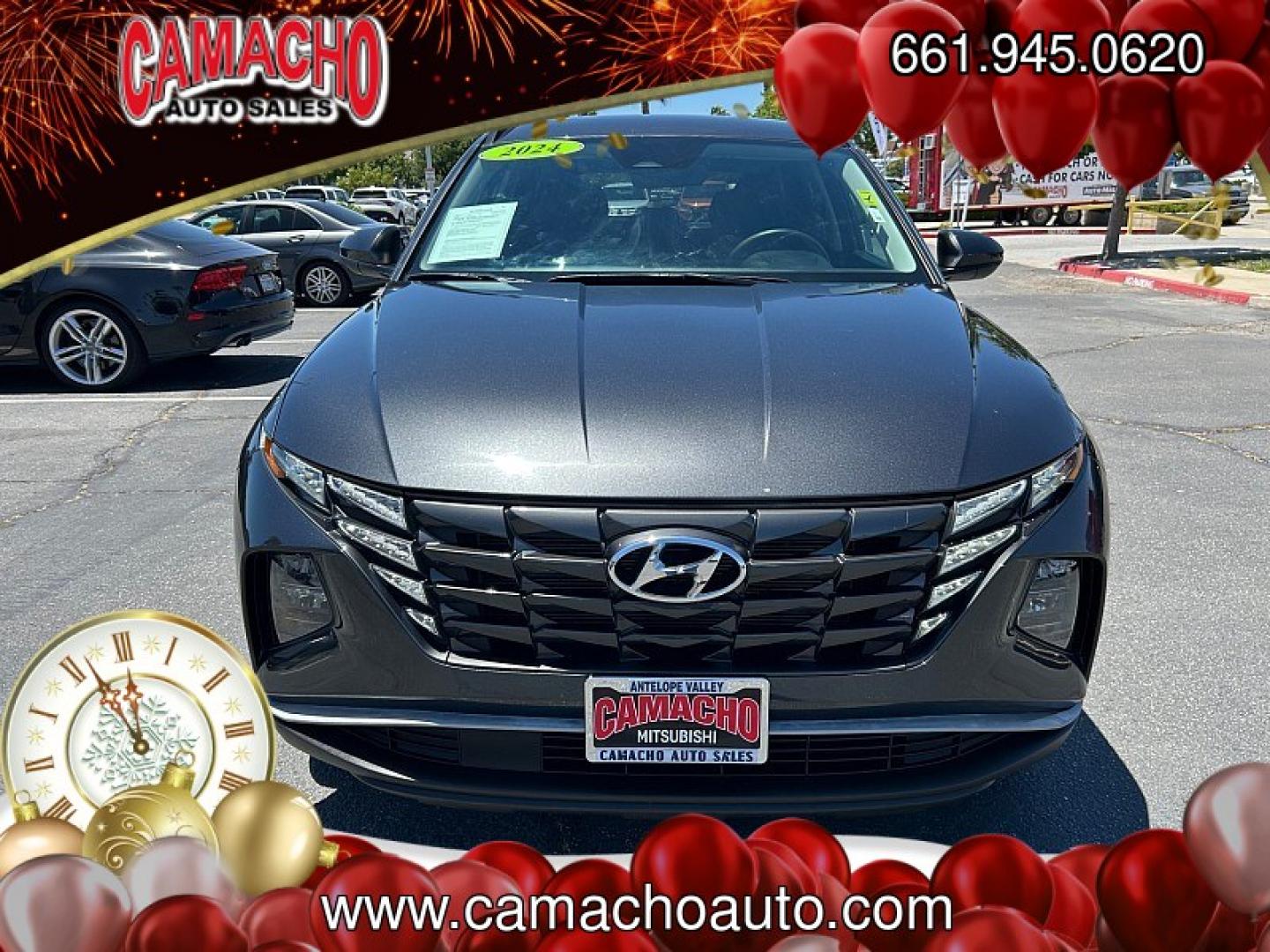 2024 Gray Hyundai Tucson (5NMJB3DEXRH) with an 4-Cyl 2.5 Liter engine, Automatic 8-Spd transmission, located at 412 Auto Vista Drive, Palmdale, CA, 93551, (661) 945-0620, 34.592636, -118.136681- Photo#1