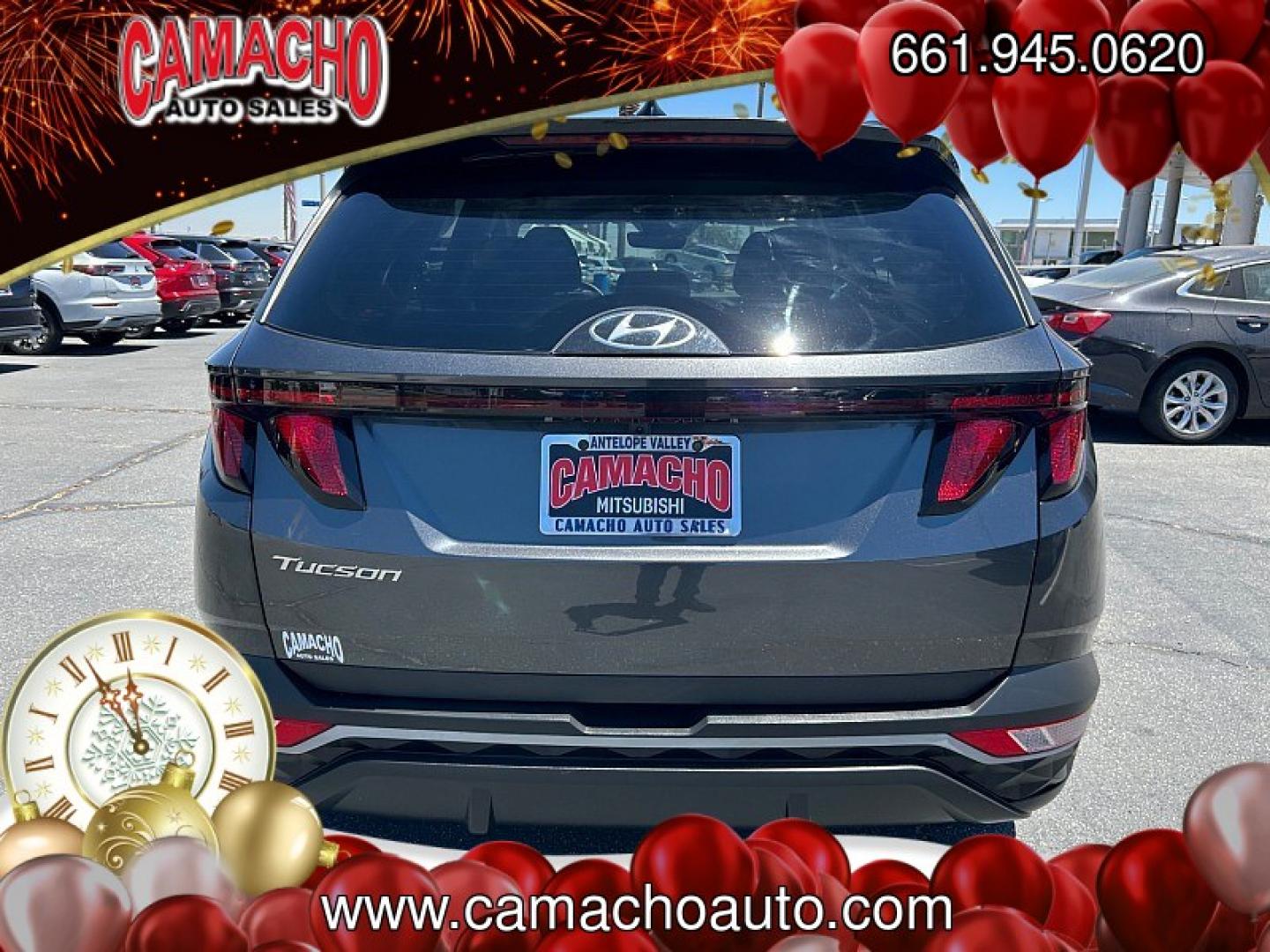 2024 Gray Hyundai Tucson (5NMJB3DEXRH) with an 4-Cyl 2.5 Liter engine, Automatic 8-Spd transmission, located at 412 Auto Vista Drive, Palmdale, CA, 93551, (661) 945-0620, 34.592636, -118.136681- Photo#4
