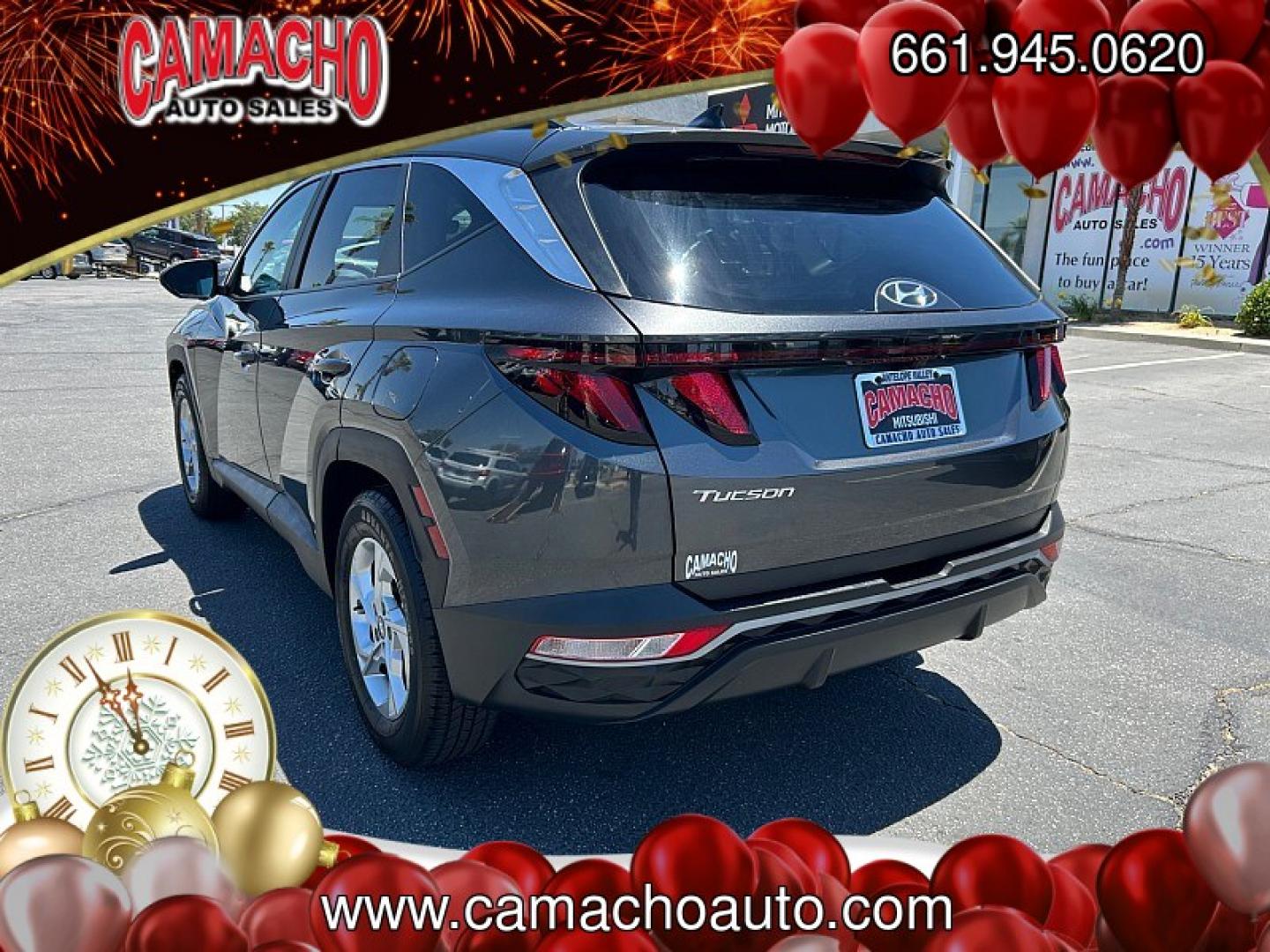 2024 Gray Hyundai Tucson (5NMJB3DEXRH) with an 4-Cyl 2.5 Liter engine, Automatic 8-Spd transmission, located at 412 Auto Vista Drive, Palmdale, CA, 93551, (661) 945-0620, 34.592636, -118.136681- Photo#5