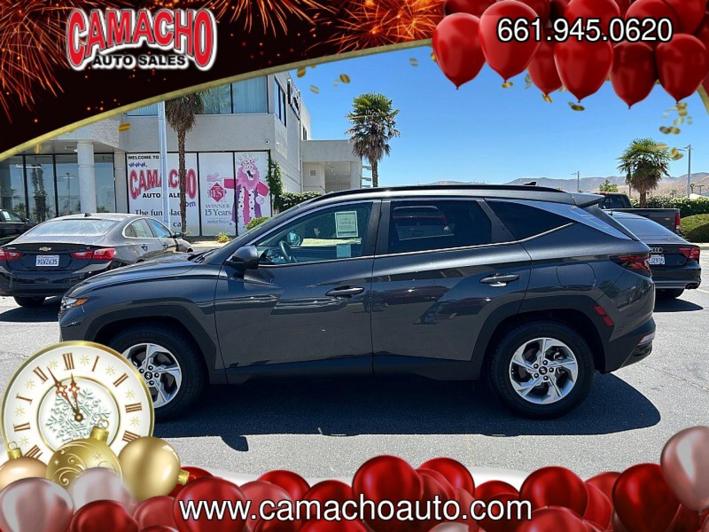 2024 Gray Hyundai Tucson (5NMJB3DEXRH) with an 4-Cyl 2.5 Liter engine, Automatic 8-Spd transmission, located at 412 Auto Vista Drive, Palmdale, CA, 93551, (661) 945-0620, 34.592636, -118.136681- Photo#6