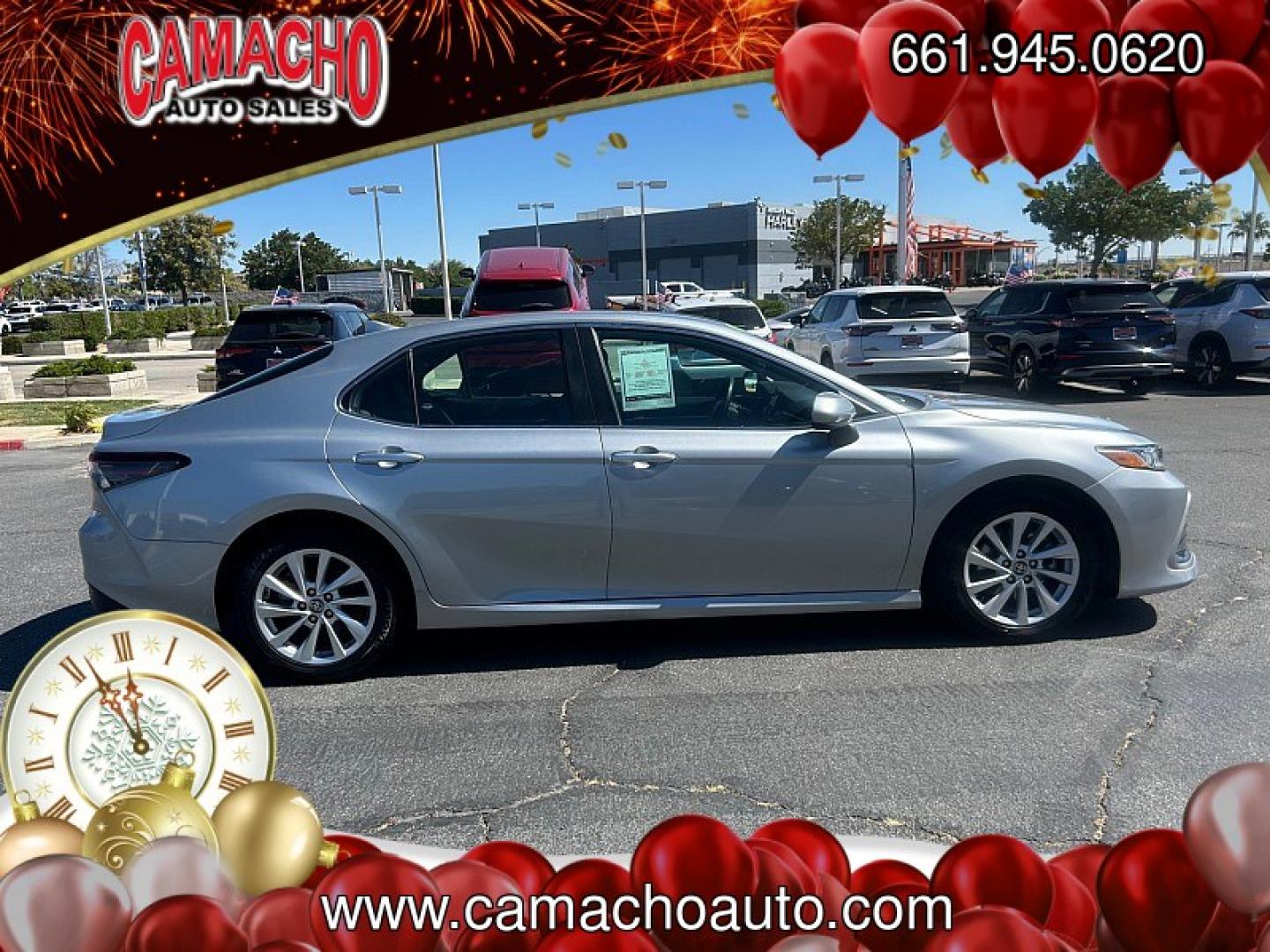 2023 Silver Toyota Camry (4T1C11AK7PU) with an 4-Cyl 2.5 Liter engine, Automatic 8-Spd w/Sequential Shift transmission, located at 412 Auto Vista Drive, Palmdale, CA, 93551, (661) 945-0620, 34.592636, -118.136681- Photo#6