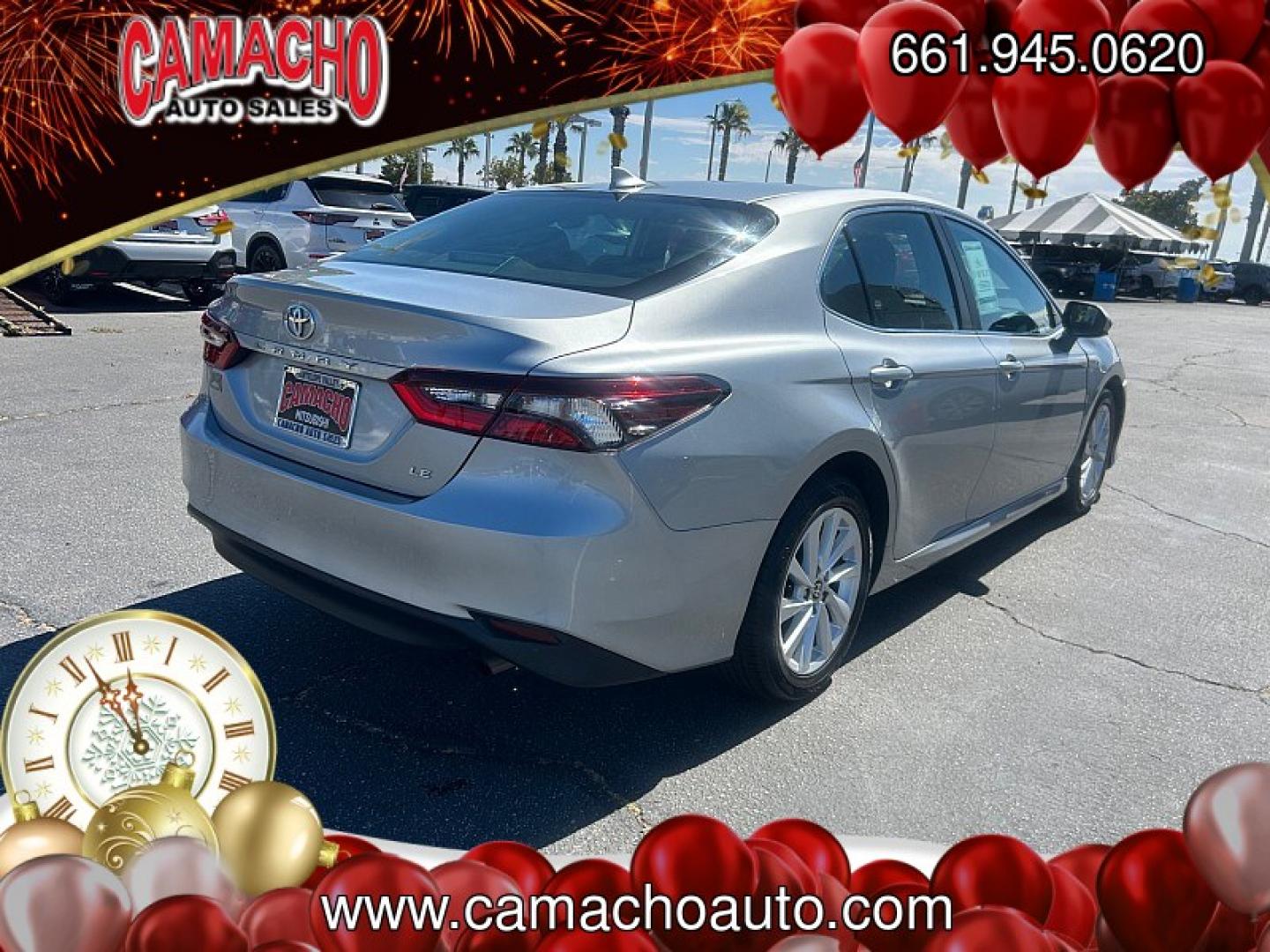 2023 Silver Toyota Camry (4T1C11AK7PU) with an 4-Cyl 2.5 Liter engine, Automatic 8-Spd w/Sequential Shift transmission, located at 412 Auto Vista Drive, Palmdale, CA, 93551, (661) 945-0620, 34.592636, -118.136681- Photo#7