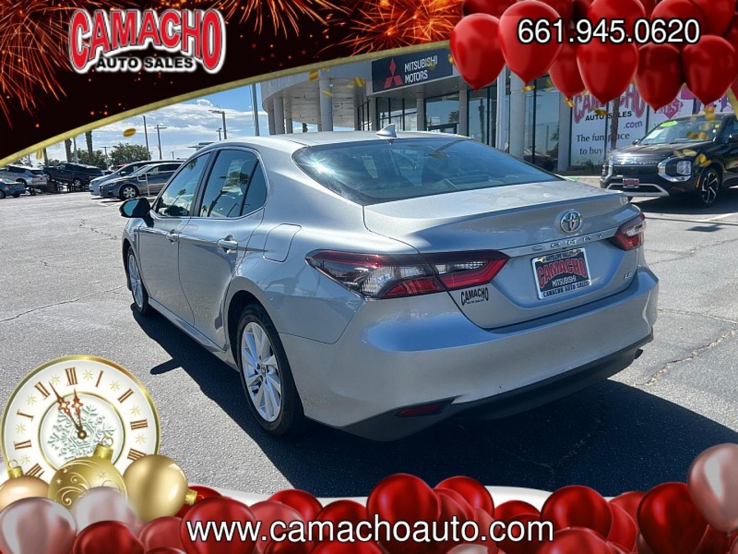 2023 Silver Toyota Camry (4T1C11AK7PU) with an 4-Cyl 2.5 Liter engine, Automatic 8-Spd w/Sequential Shift transmission, located at 412 Auto Vista Drive, Palmdale, CA, 93551, (661) 945-0620, 34.592636, -118.136681- Photo#9