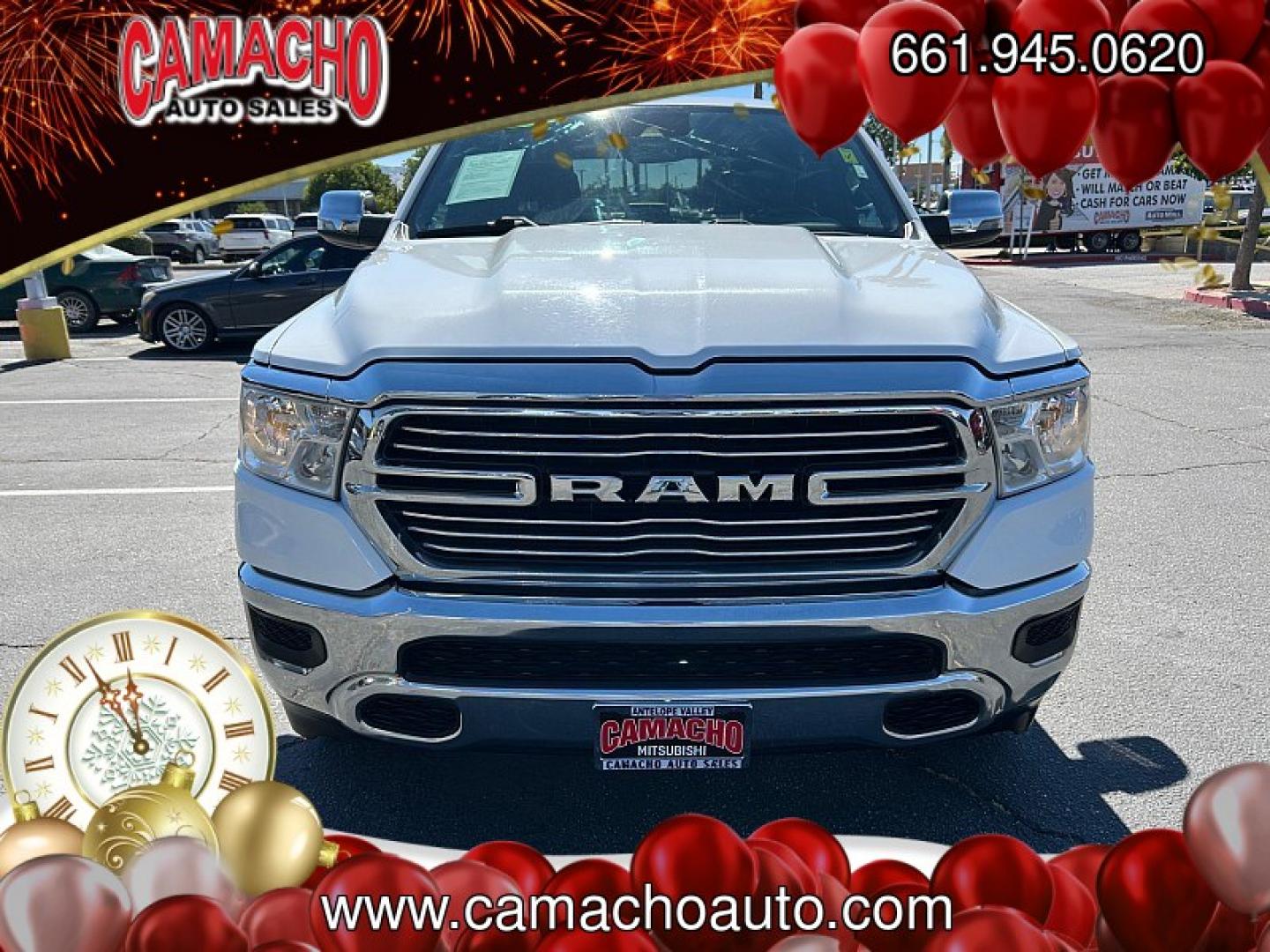 2024 White Ram 1500 2WD (1C6RREJT9RN) , Automatic 8-Spd transmission, located at 412 Auto Vista Drive, Palmdale, CA, 93551, (661) 945-0620, 34.592636, -118.136681- Photo#1