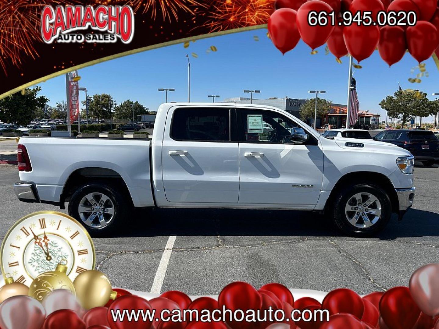 2024 White Ram 1500 2WD (1C6RREJT9RN) , Automatic 8-Spd transmission, located at 412 Auto Vista Drive, Palmdale, CA, 93551, (661) 945-0620, 34.592636, -118.136681- Photo#5