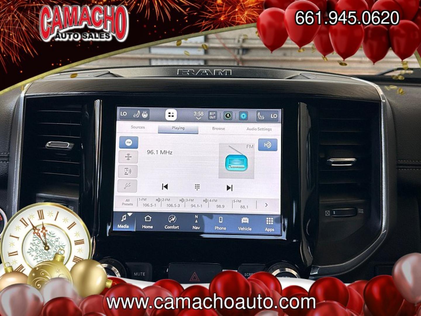 2024 White Ram 1500 2WD (1C6RREJT9RN) , Automatic 8-Spd transmission, located at 412 Auto Vista Drive, Palmdale, CA, 93551, (661) 945-0620, 34.592636, -118.136681- Photo#18