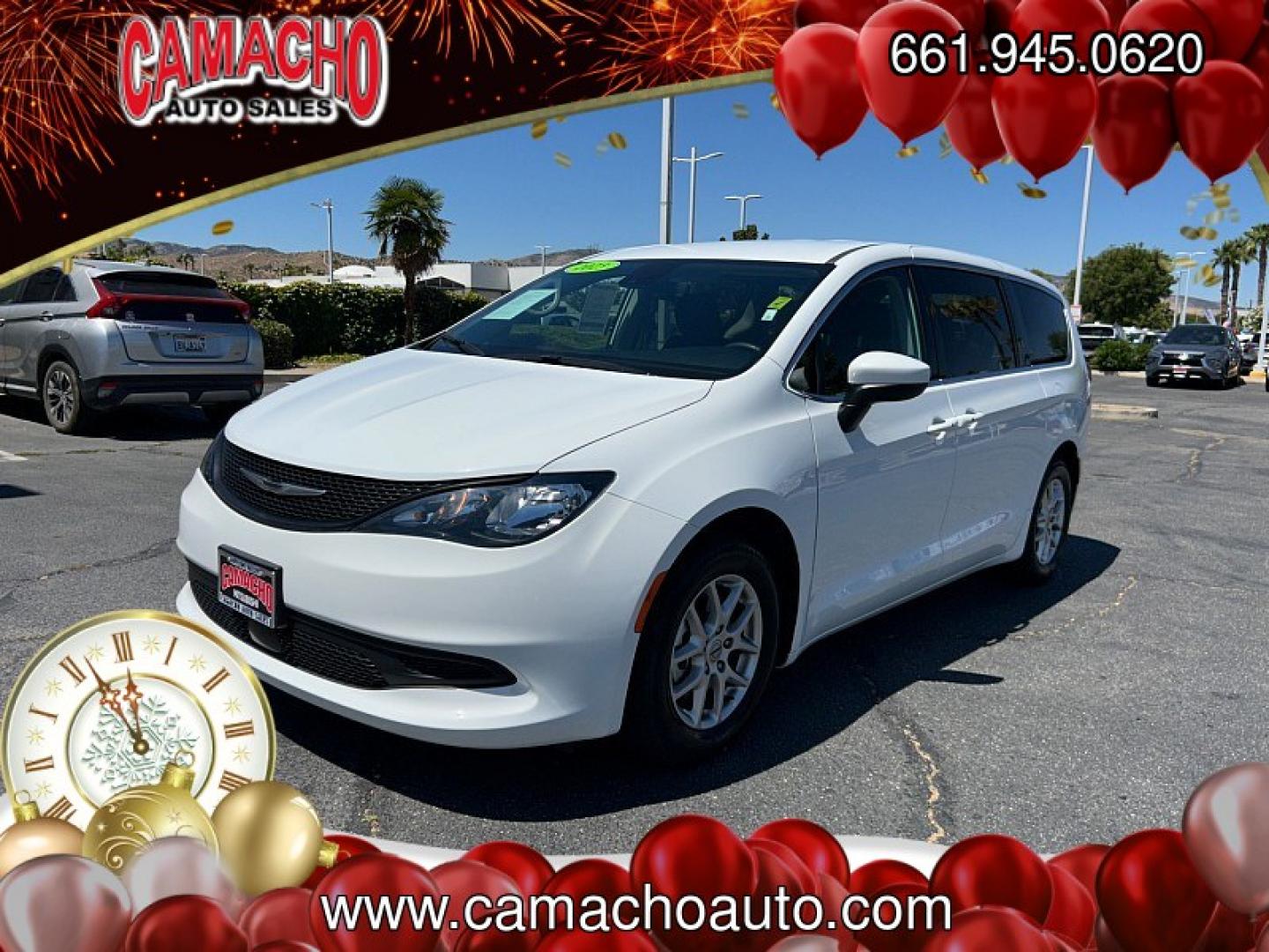 2023 White Chrysler Voyager (2C4RC1CG4PR) with an V6 3.6 Liter engine, Automatic 9-Spd transmission, located at 412 Auto Vista Drive, Palmdale, CA, 93551, (661) 945-0620, 34.592636, -118.136681- Photo#2