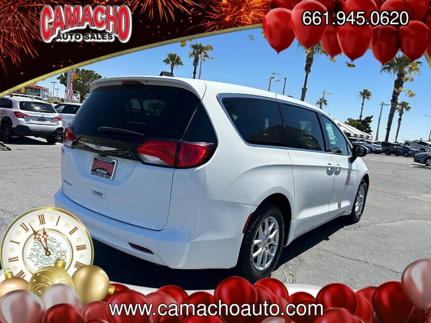 2023 White Chrysler Voyager (2C4RC1CG4PR) with an V6 3.6 Liter engine, Automatic 9-Spd transmission, located at 412 Auto Vista Drive, Palmdale, CA, 93551, (661) 945-0620, 34.592636, -118.136681- Photo#5