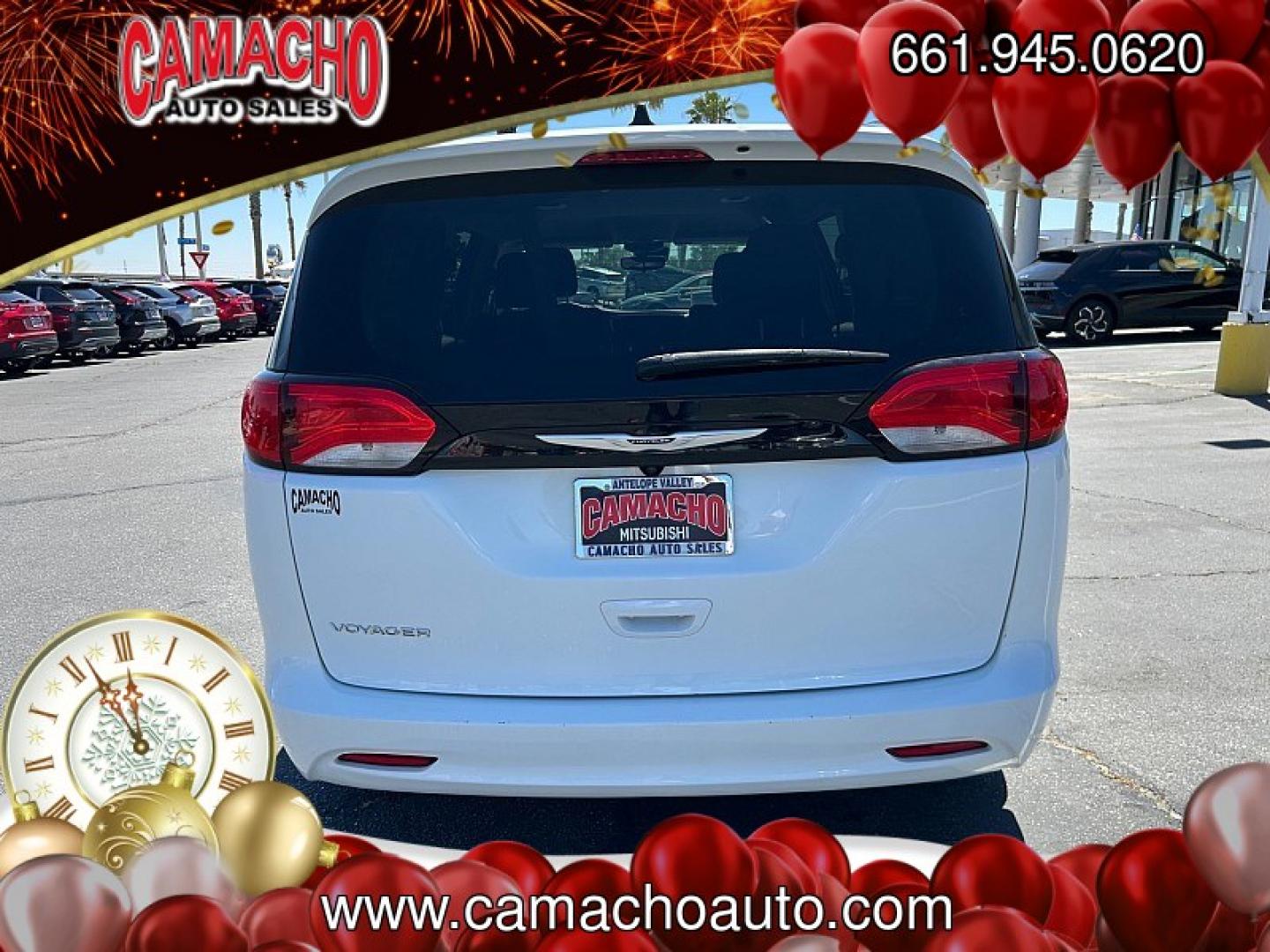 2023 White Chrysler Voyager (2C4RC1CG4PR) with an V6 3.6 Liter engine, Automatic 9-Spd transmission, located at 412 Auto Vista Drive, Palmdale, CA, 93551, (661) 945-0620, 34.592636, -118.136681- Photo#6