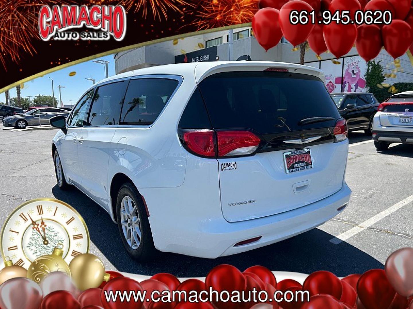 2023 White Chrysler Voyager (2C4RC1CG4PR) with an V6 3.6 Liter engine, Automatic 9-Spd transmission, located at 412 Auto Vista Drive, Palmdale, CA, 93551, (661) 945-0620, 34.592636, -118.136681- Photo#7