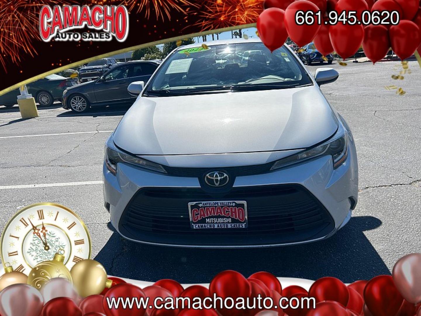 2024 Silver Toyota Corolla (5YFB4MDE6RP) with an 4-Cyl Hybrid 1.8 Liter engine, Automatic CVT transmission, located at 412 Auto Vista Drive, Palmdale, CA, 93551, (661) 945-0620, 34.592636, -118.136681- Photo#1