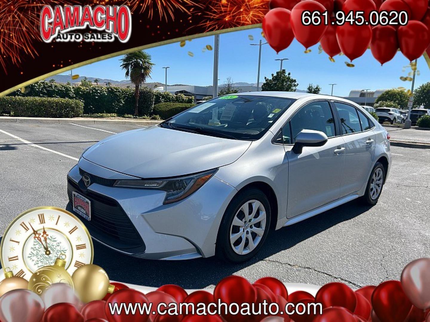 2024 Silver Toyota Corolla (5YFB4MDE6RP) with an 4-Cyl Hybrid 1.8 Liter engine, Automatic CVT transmission, located at 412 Auto Vista Drive, Palmdale, CA, 93551, (661) 945-0620, 34.592636, -118.136681- Photo#2
