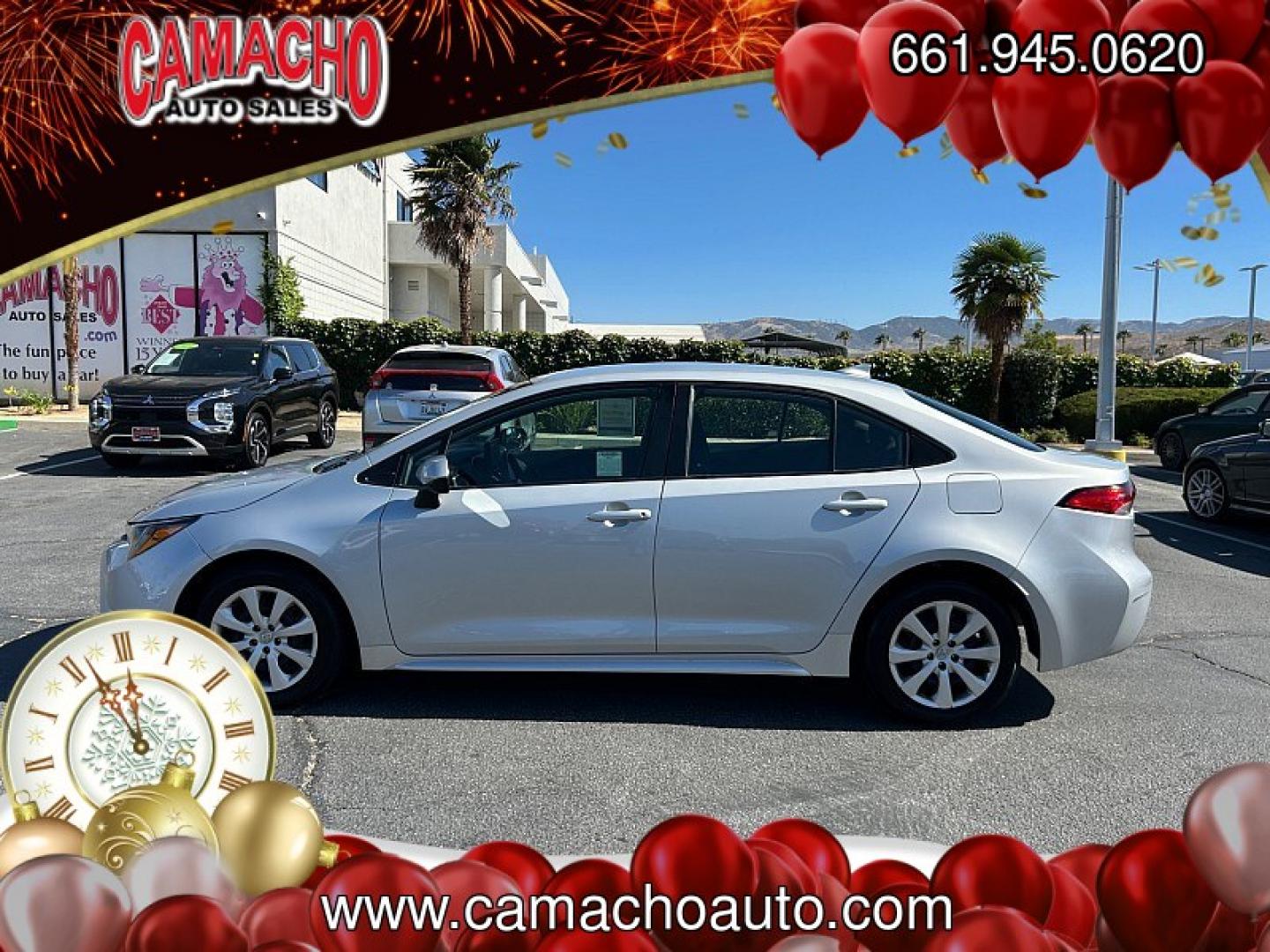 2024 Silver Toyota Corolla (5YFB4MDE6RP) with an 4-Cyl Hybrid 1.8 Liter engine, Automatic CVT transmission, located at 412 Auto Vista Drive, Palmdale, CA, 93551, (661) 945-0620, 34.592636, -118.136681- Photo#3