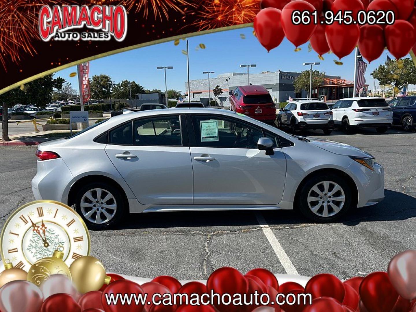 2024 Silver Toyota Corolla (5YFB4MDE6RP) with an 4-Cyl Hybrid 1.8 Liter engine, Automatic CVT transmission, located at 412 Auto Vista Drive, Palmdale, CA, 93551, (661) 945-0620, 34.592636, -118.136681- Photo#8