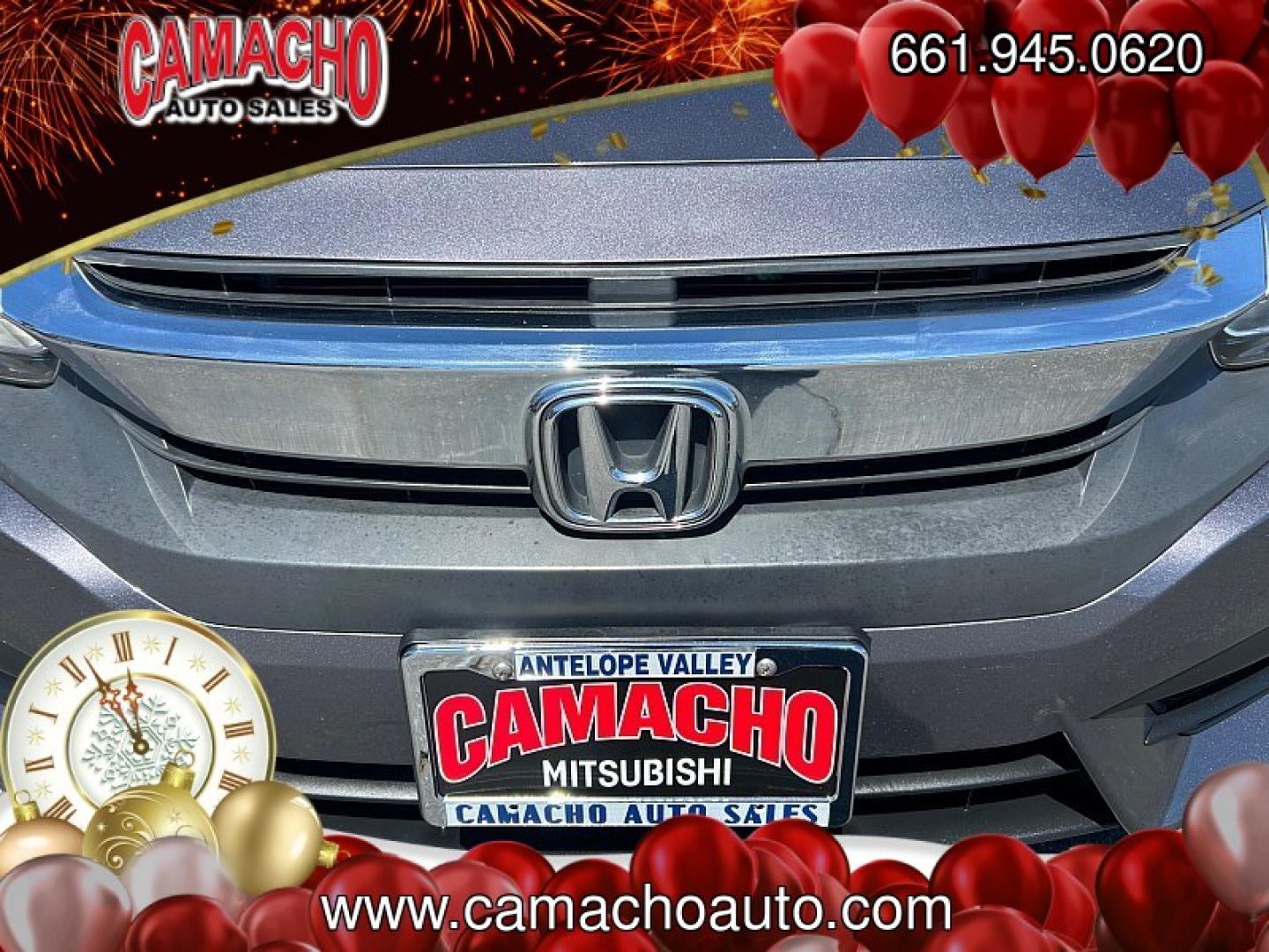 2016 Gray Honda Civic Sedan (19XFC2F79GE) with an 4-Cyl i-VTEC 2.0 Liter engine, Automatic CVT transmission, located at 412 Auto Vista Drive, Palmdale, CA, 93551, (661) 945-0620, 34.592636, -118.136681- Photo#12