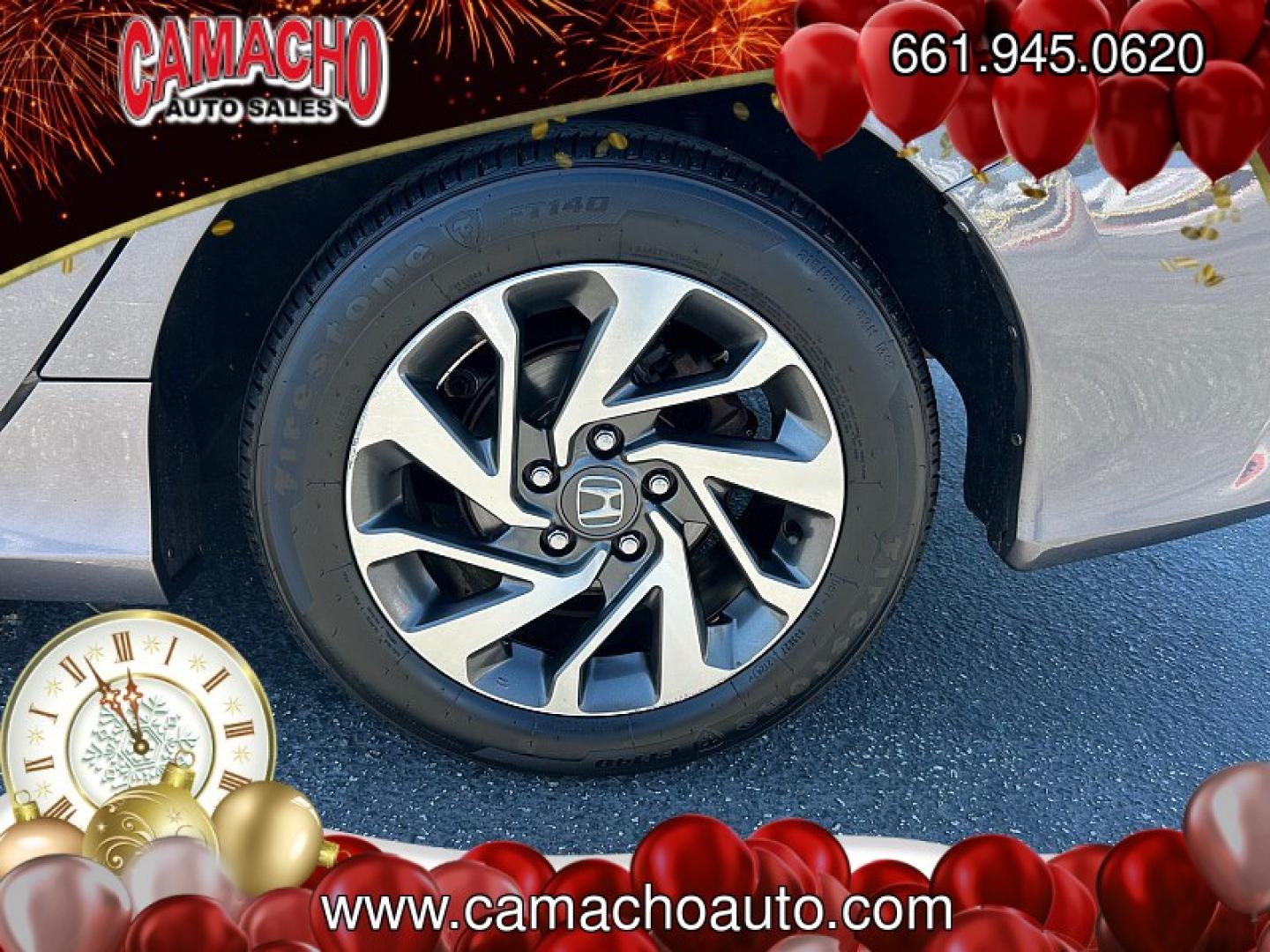 2016 Gray Honda Civic Sedan (19XFC2F79GE) with an 4-Cyl i-VTEC 2.0 Liter engine, Automatic CVT transmission, located at 412 Auto Vista Drive, Palmdale, CA, 93551, (661) 945-0620, 34.592636, -118.136681- Photo#13