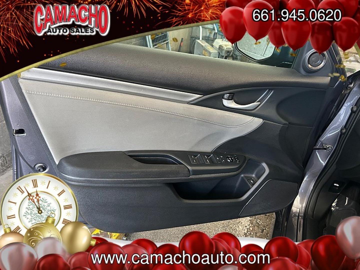 2016 Gray Honda Civic Sedan (19XFC2F79GE) with an 4-Cyl i-VTEC 2.0 Liter engine, Automatic CVT transmission, located at 412 Auto Vista Drive, Palmdale, CA, 93551, (661) 945-0620, 34.592636, -118.136681- Photo#16