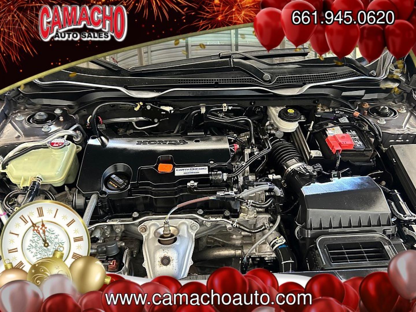 2016 Gray Honda Civic Sedan (19XFC2F79GE) with an 4-Cyl i-VTEC 2.0 Liter engine, Automatic CVT transmission, located at 412 Auto Vista Drive, Palmdale, CA, 93551, (661) 945-0620, 34.592636, -118.136681- Photo#30