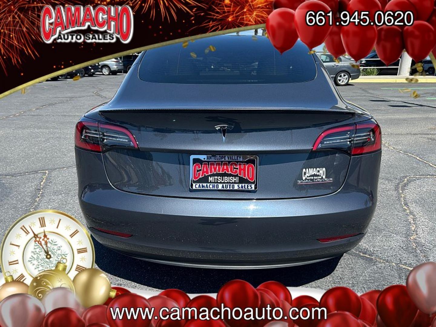 2023 GRAY Tesla Model 3 (5YJ3E1EC5PF) with an Dual AC Electric Motors engine, Single-Speed Fixed Gear transmission, located at 412 Auto Vista Drive, Palmdale, CA, 93551, (661) 945-0620, 34.592636, -118.136681- Photo#3