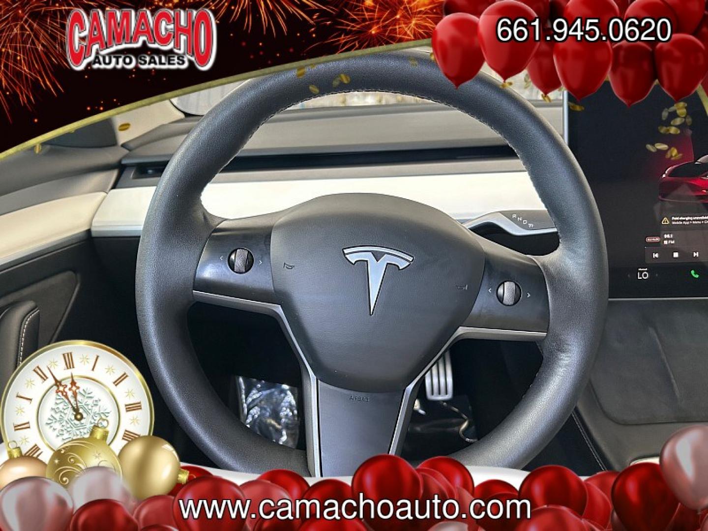 2023 GRAY Tesla Model 3 (5YJ3E1EC5PF) with an Dual AC Electric Motors engine, Single-Speed Fixed Gear transmission, located at 412 Auto Vista Drive, Palmdale, CA, 93551, (661) 945-0620, 34.592636, -118.136681- Photo#21