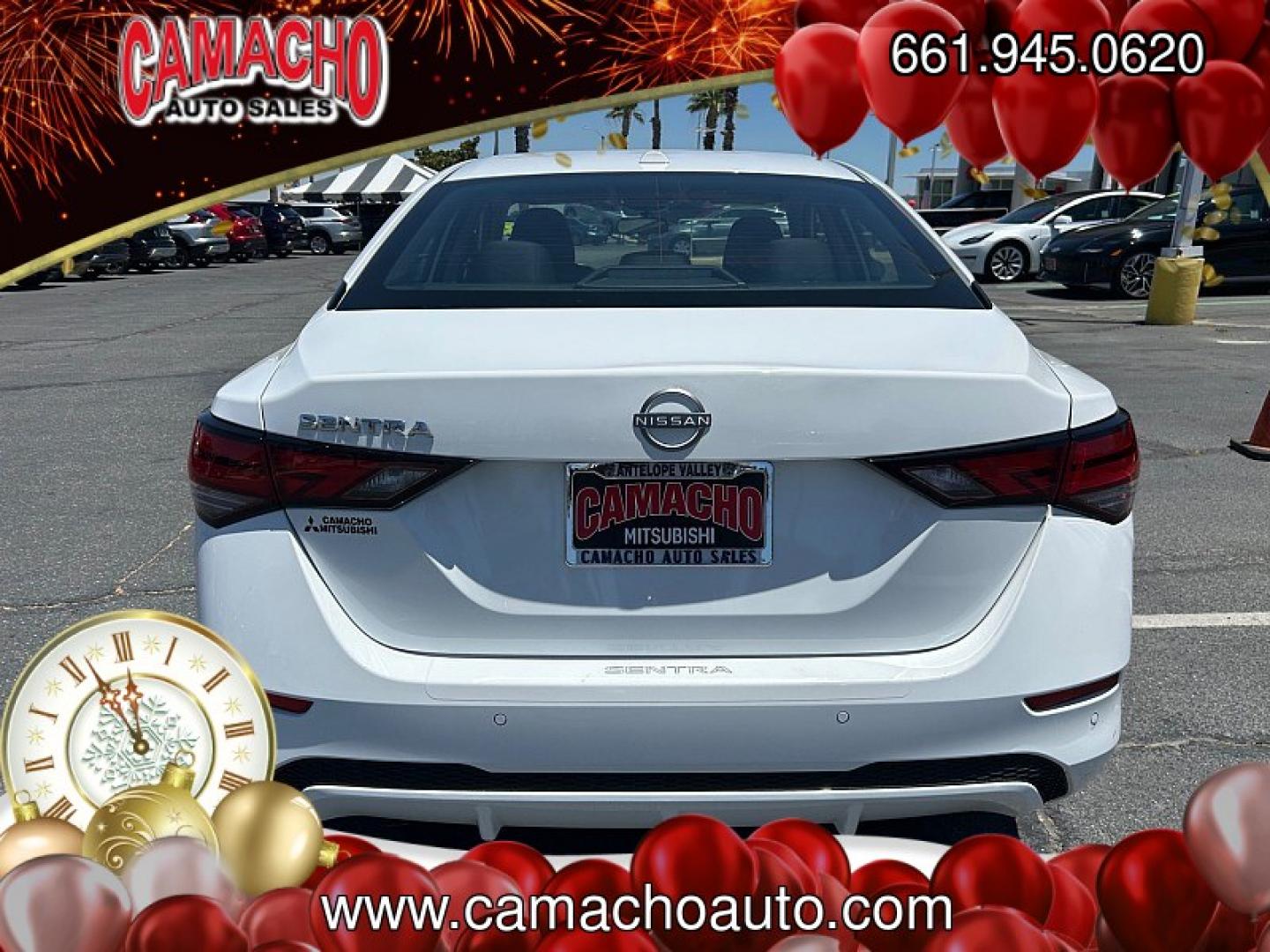2025 WHITE Nissan Sentra (3N1AB8CV9SY) with an 4-Cyl 2.0 Liter engine, Automatic CVT transmission, located at 412 Auto Vista Drive, Palmdale, CA, 93551, (661) 945-0620, 34.592636, -118.136681- Photo#5