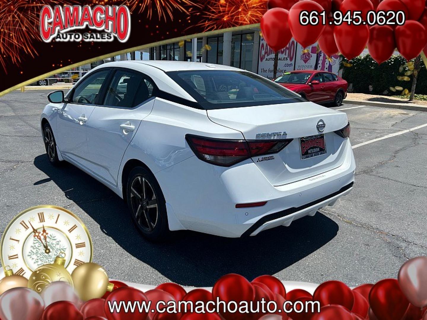 2025 WHITE Nissan Sentra (3N1AB8CV9SY) with an 4-Cyl 2.0 Liter engine, Automatic CVT transmission, located at 412 Auto Vista Drive, Palmdale, CA, 93551, (661) 945-0620, 34.592636, -118.136681- Photo#6