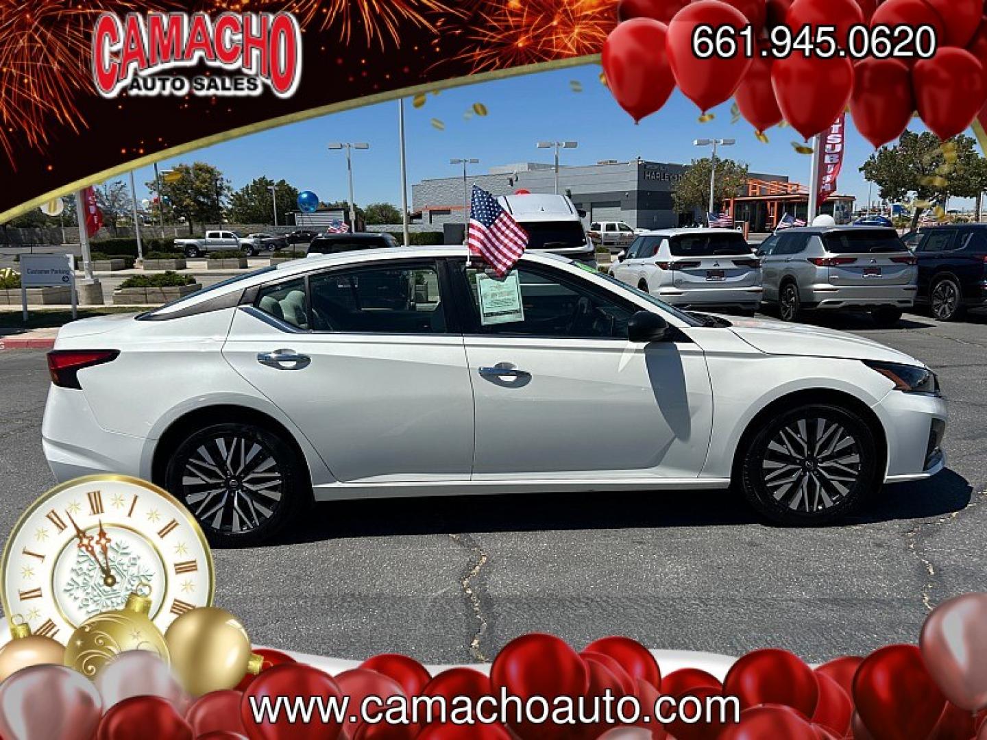 2025 White Nissan Altima (1N4BL4DV7SN) with an 4-Cyl 2.5 Liter engine, Automatic CVT transmission, located at 412 Auto Vista Drive, Palmdale, CA, 93551, (661) 945-0620, 34.592636, -118.136681- Photo#3