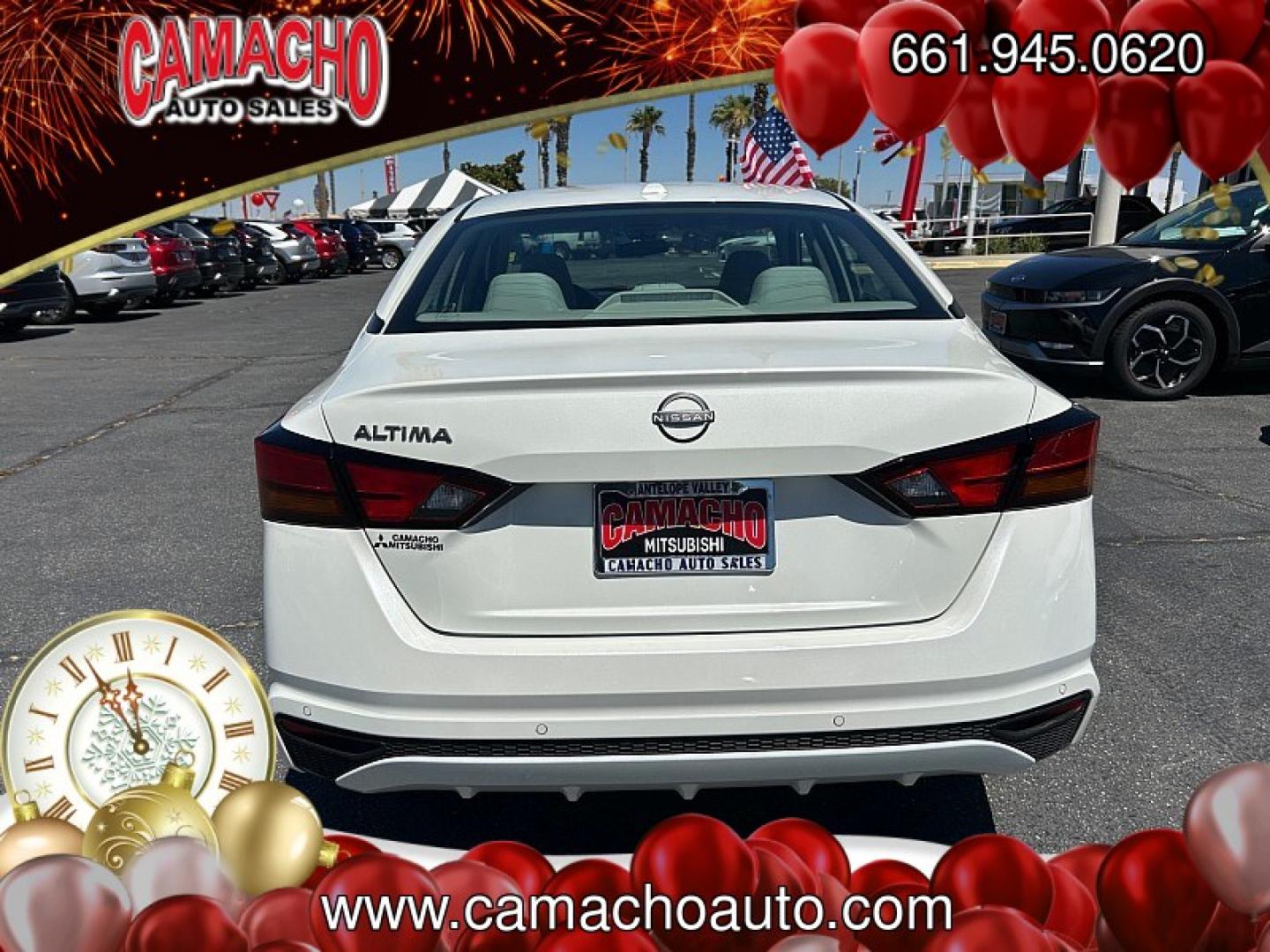 2025 White Nissan Altima (1N4BL4DV7SN) with an 4-Cyl 2.5 Liter engine, Automatic CVT transmission, located at 412 Auto Vista Drive, Palmdale, CA, 93551, (661) 945-0620, 34.592636, -118.136681- Photo#5
